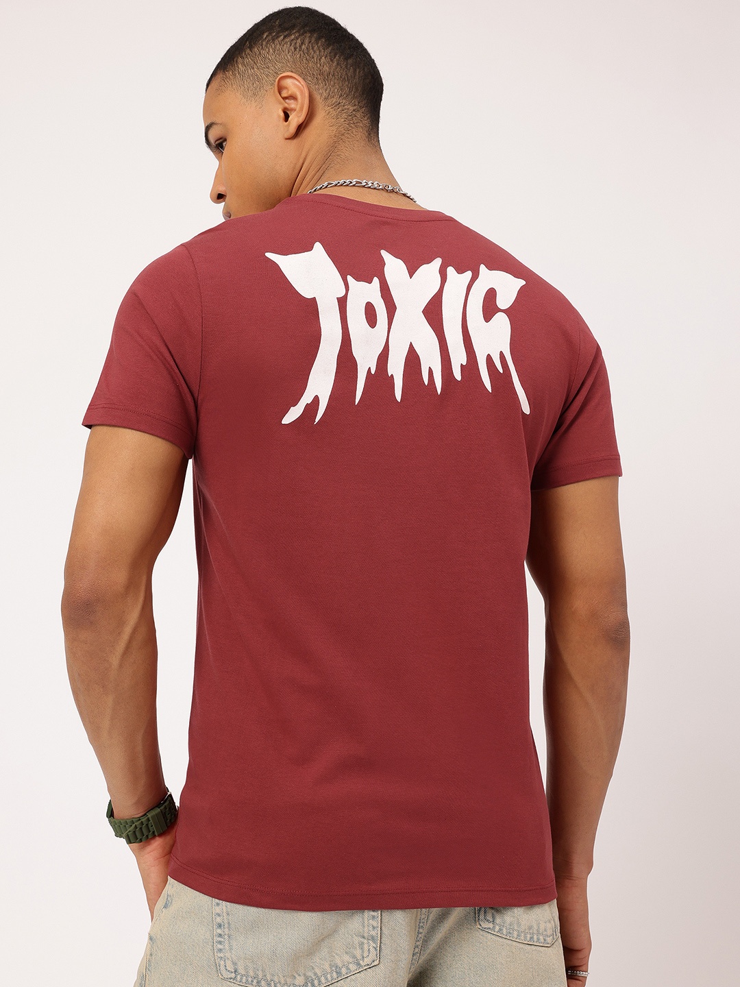 

Kook N Keech Statement Typography T-Shirt, Maroon