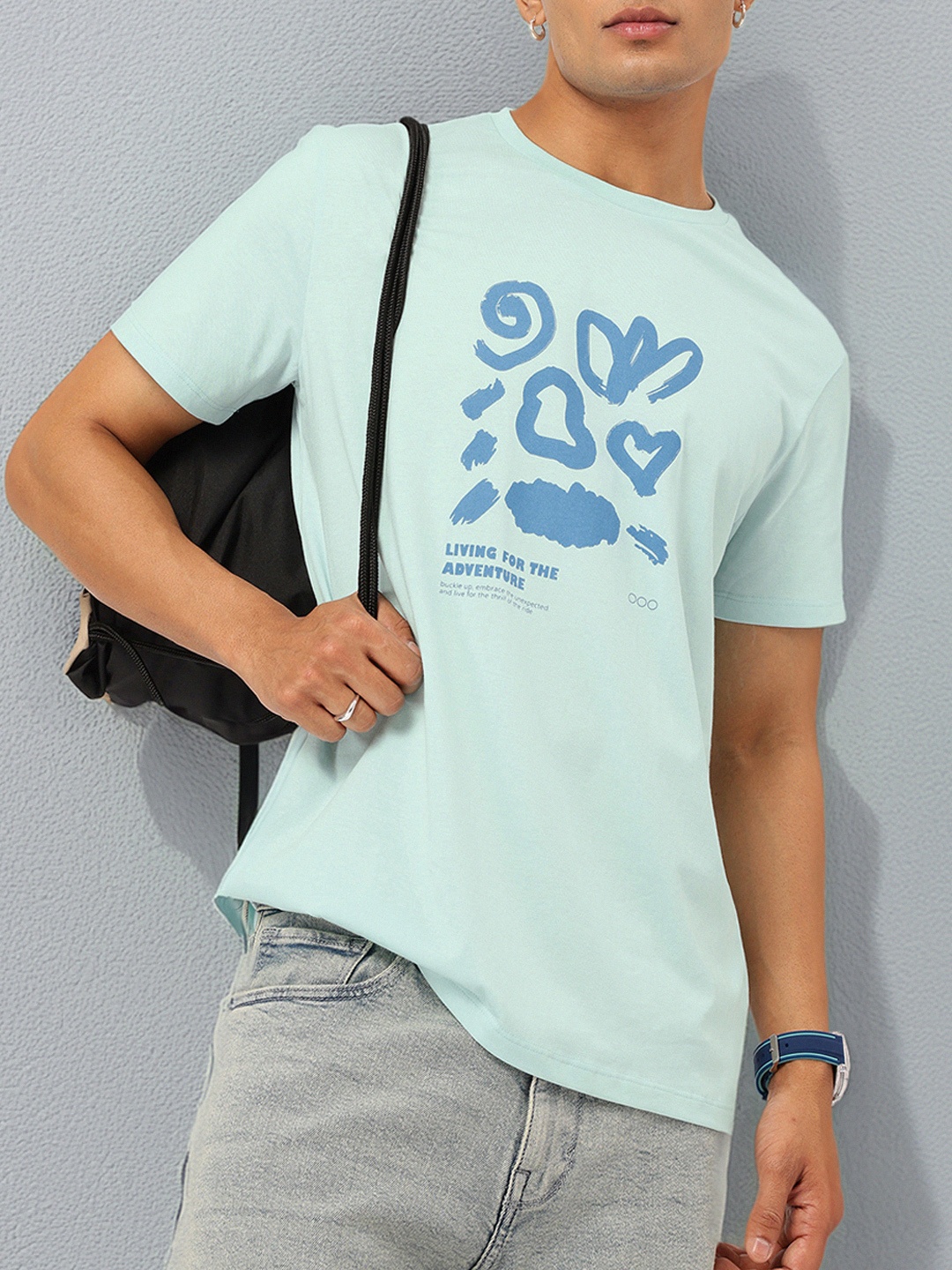 

Kook N Keech Urban-Inspired Streetwear T-shirt, Blue