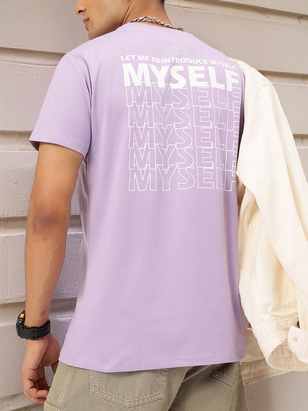 

Kook N Keech Self Love Back Printed T-shirt, Lavender