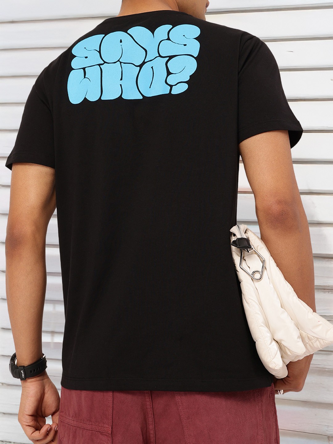 

Kook N Keech Efficient Edge Typography T-shirt, Black