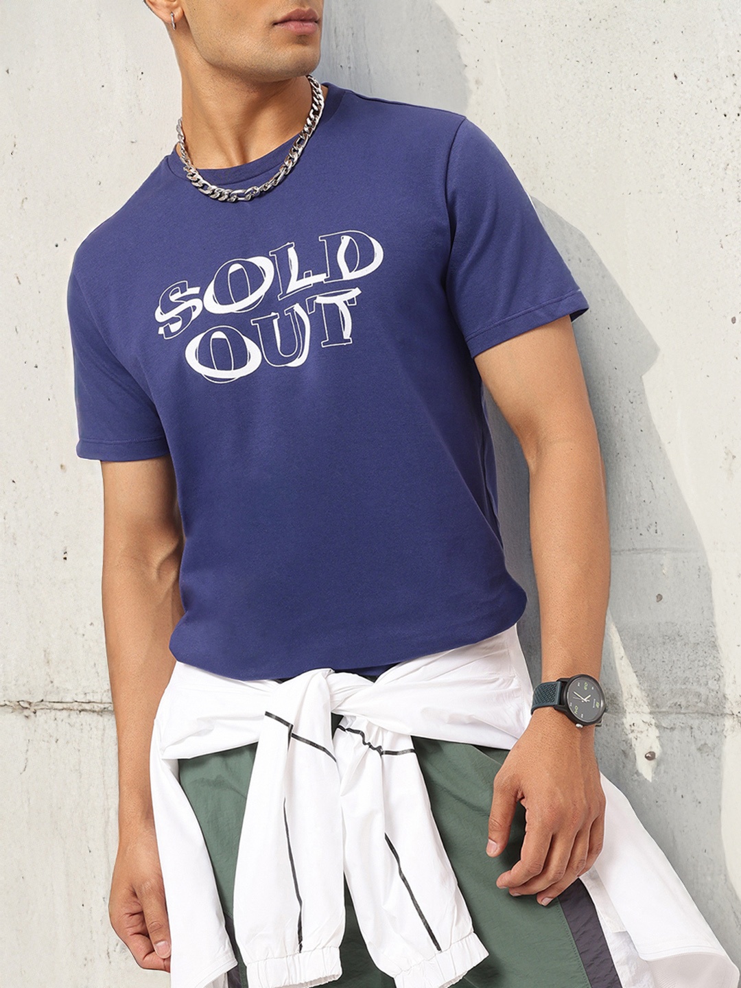 

Kook N Keech Hype Maze Typography T-shirt, Blue