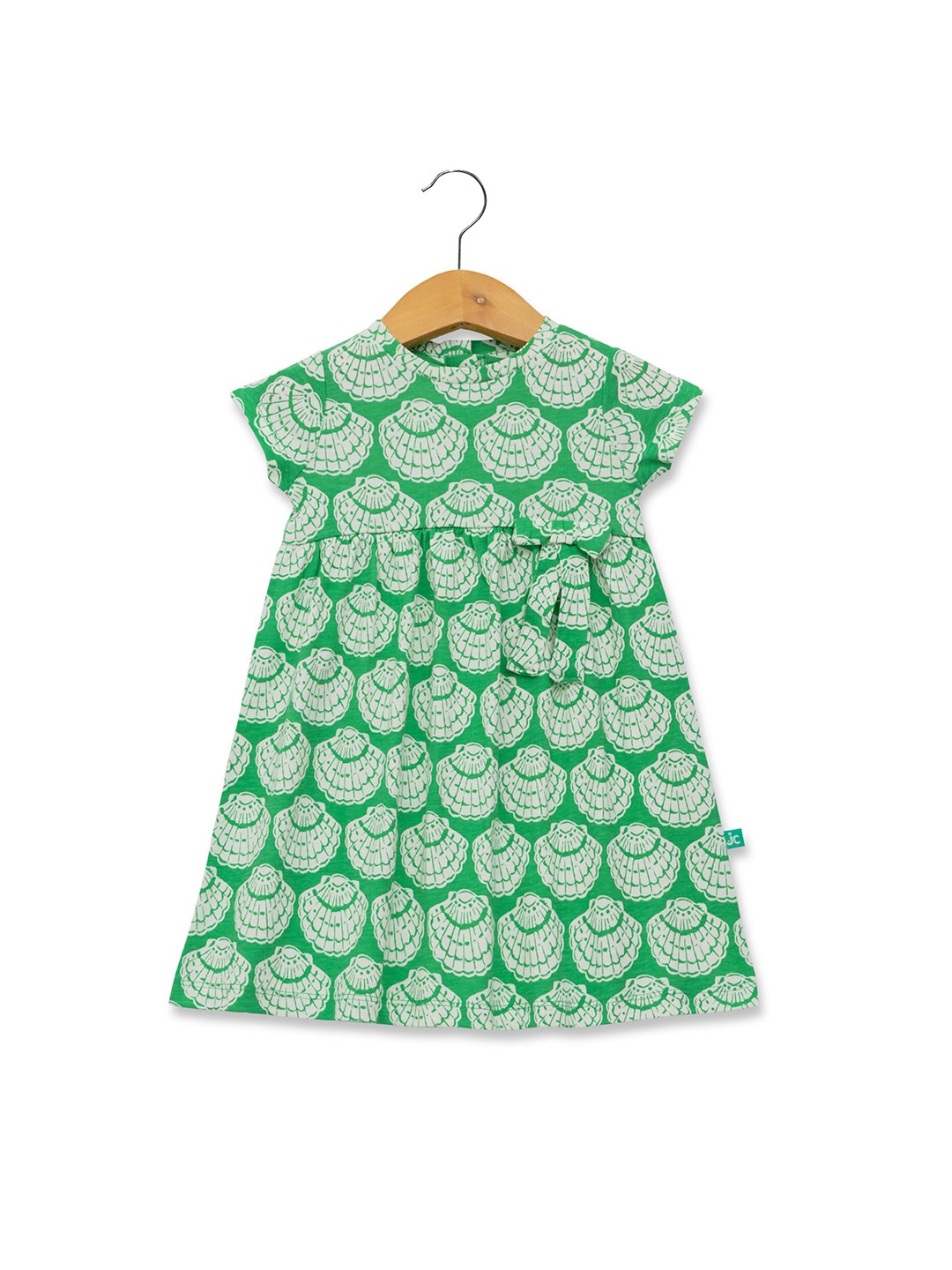 

JusCubs Floral Print A-Line Dress, Green