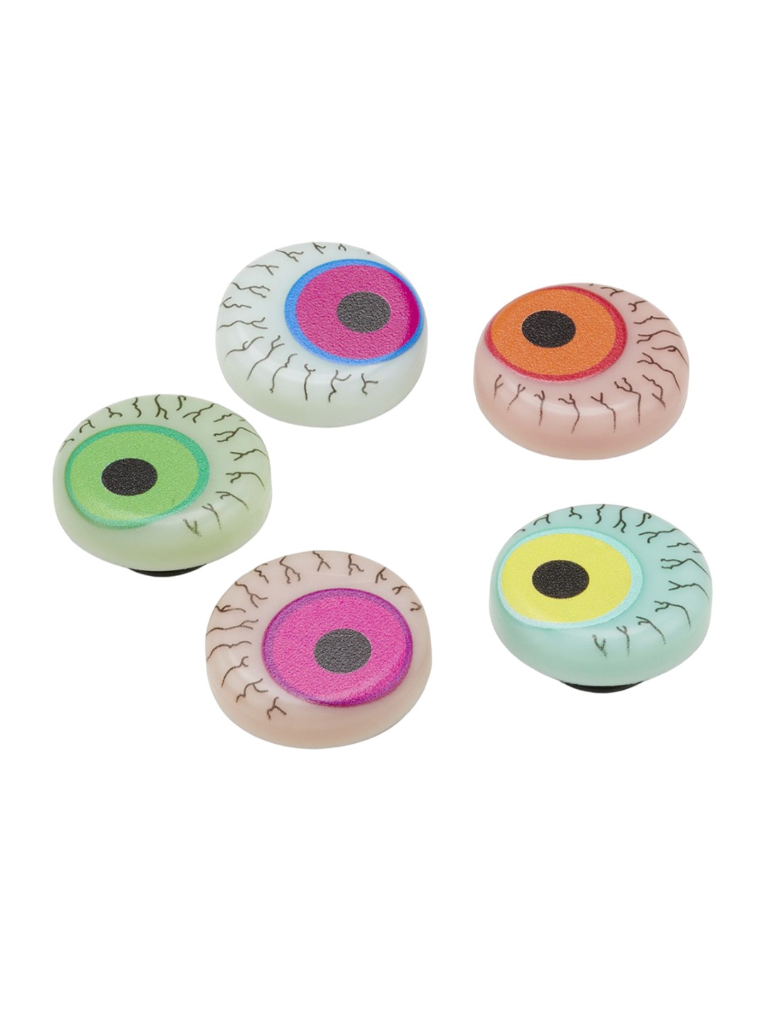 

Crocs 5 Pcs UV Changing Crazy Eyes Shoe Charm Jibbitz, Pink
