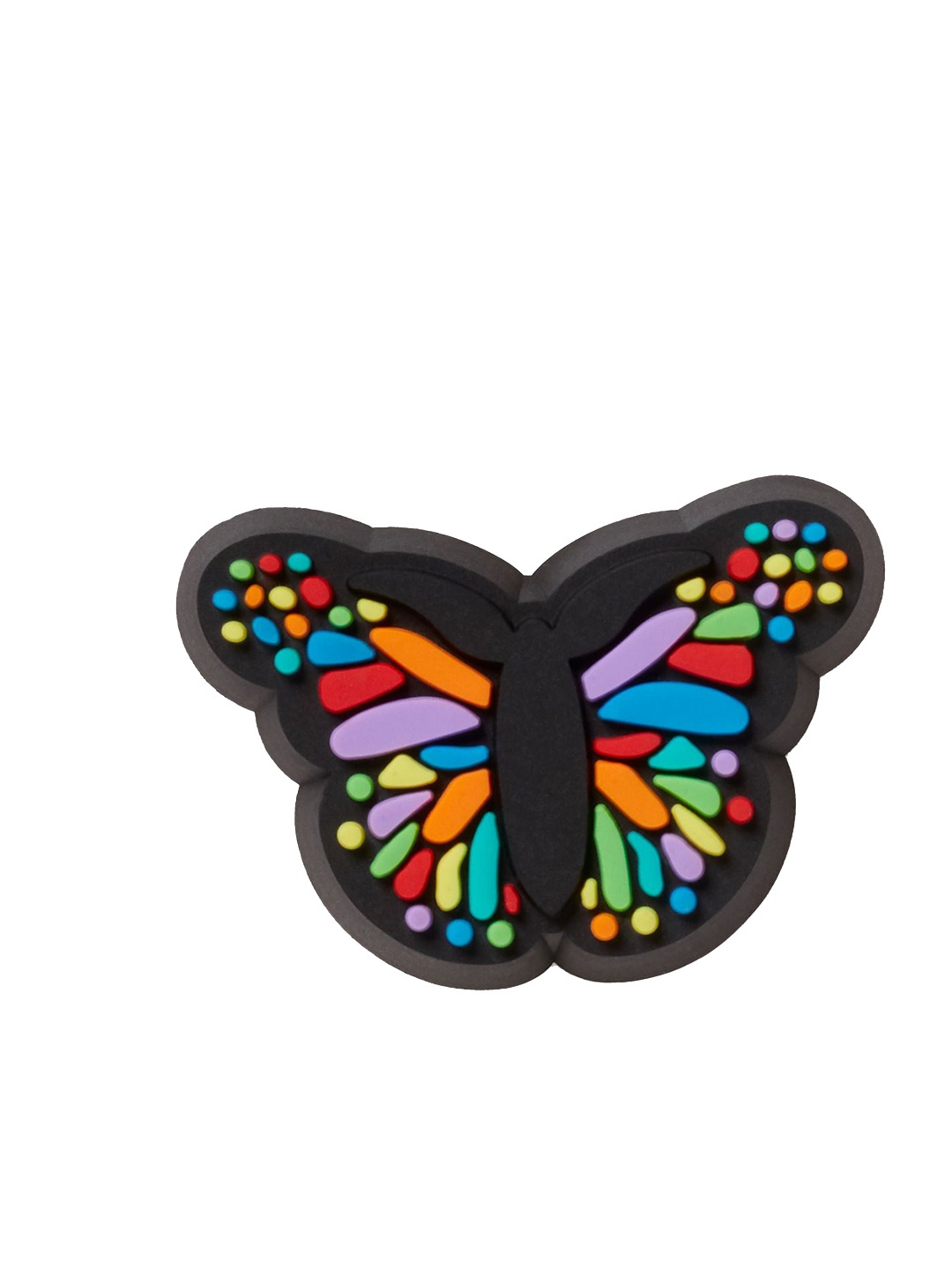 

Crocs Tiny Colorful Butterfly Shoe Charms Jibbitz, Black