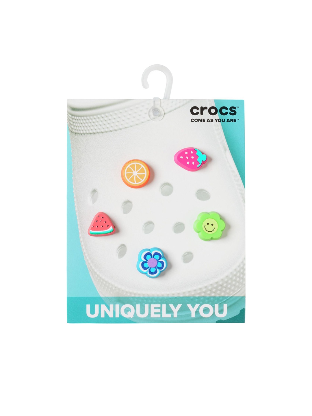 

Crocs 5-Pcs Fun Eraser Shoe Charms Jibbitz, Green