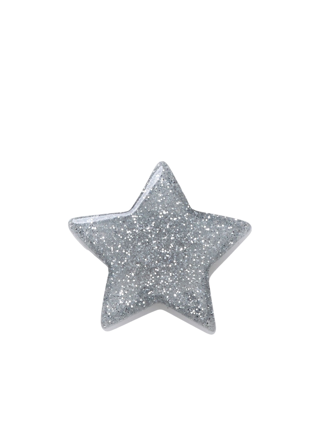 

Crocs Glitter Filled Star Jibbitz, Grey