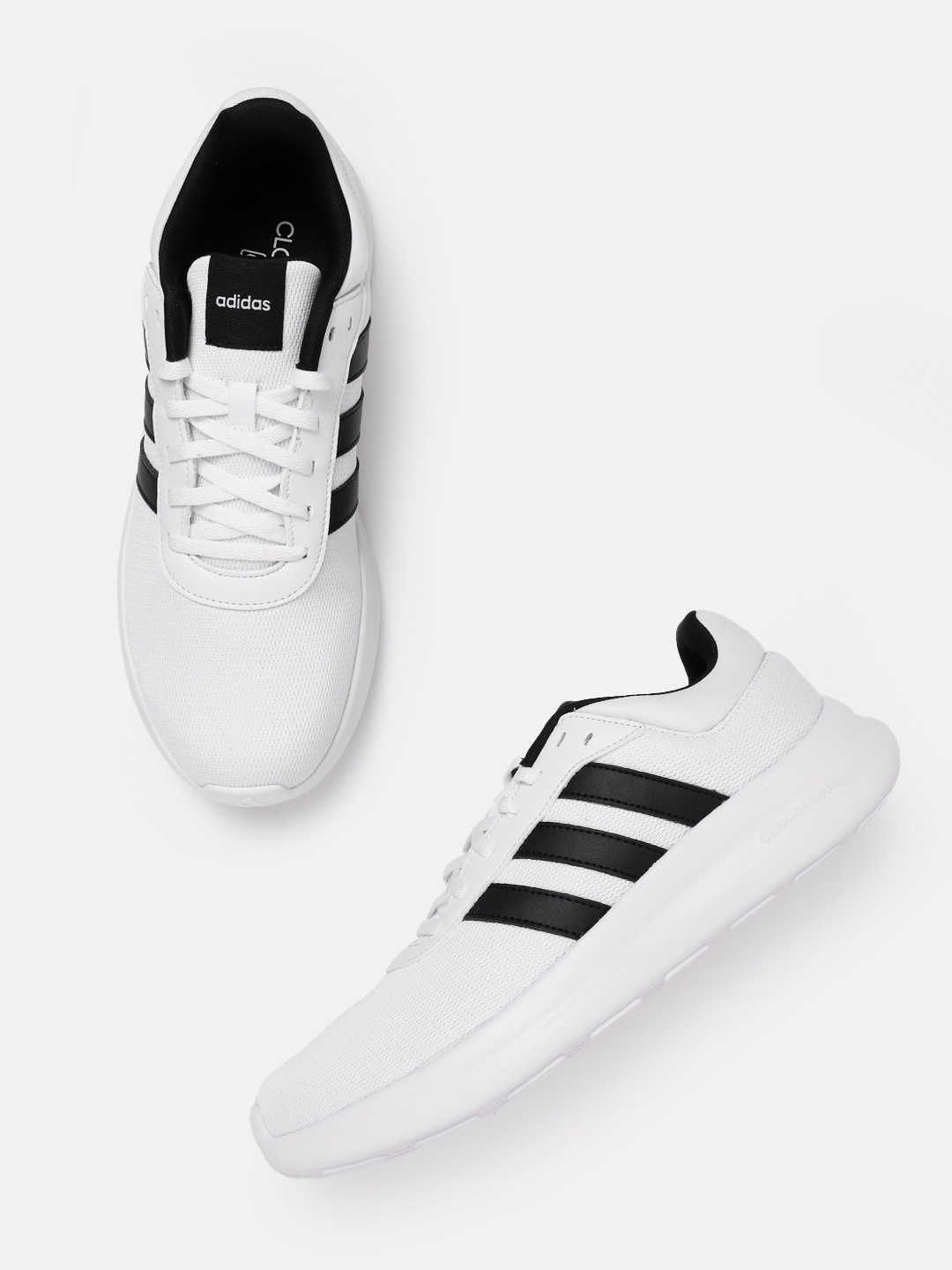 

ADIDAS Men Woven Design Lite Racer 4.0 Running Shoes, White