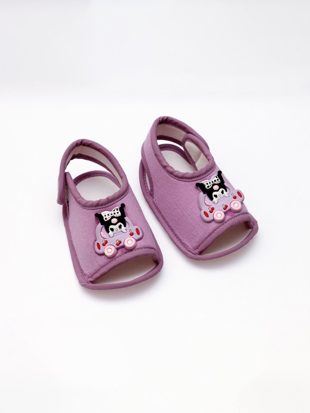 

BAESD Infants Girls Self-Design Booties, Purple
