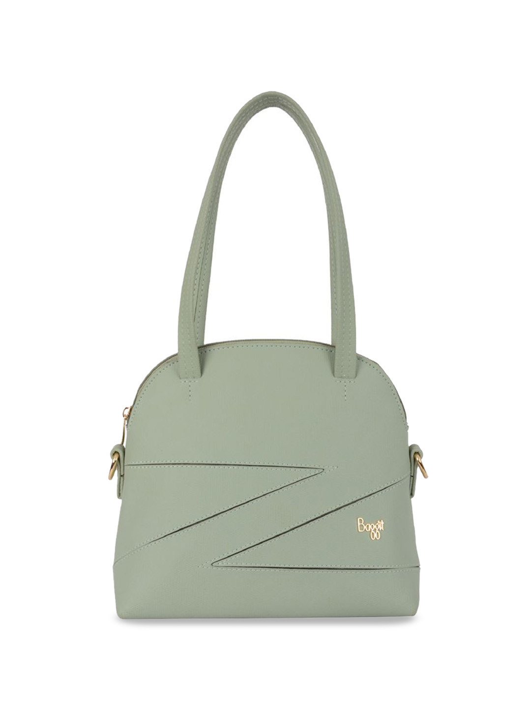 

Baggit PU Structured Shoulder Bag, Green