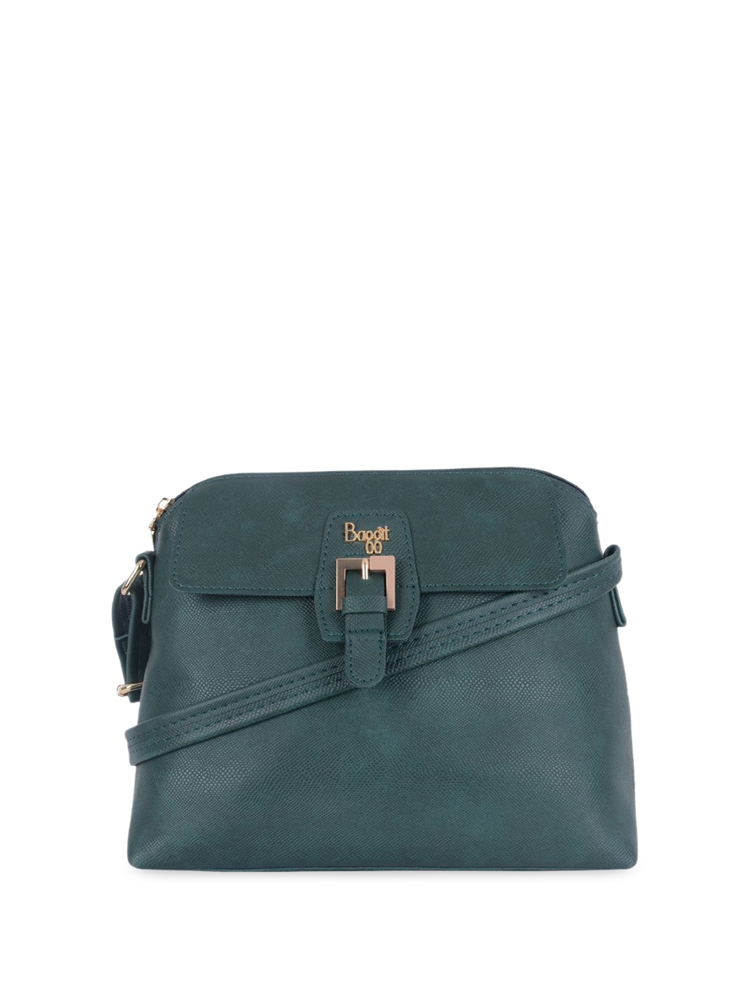 

Baggit PU Structured Sling Bag, Green