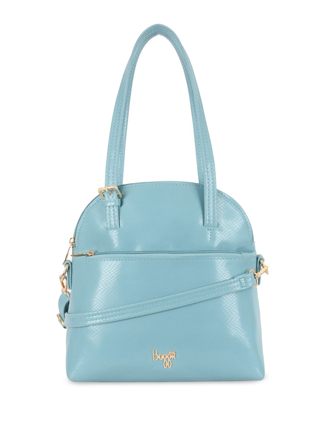 

Baggit PU Structured Shoulder Bag, Blue