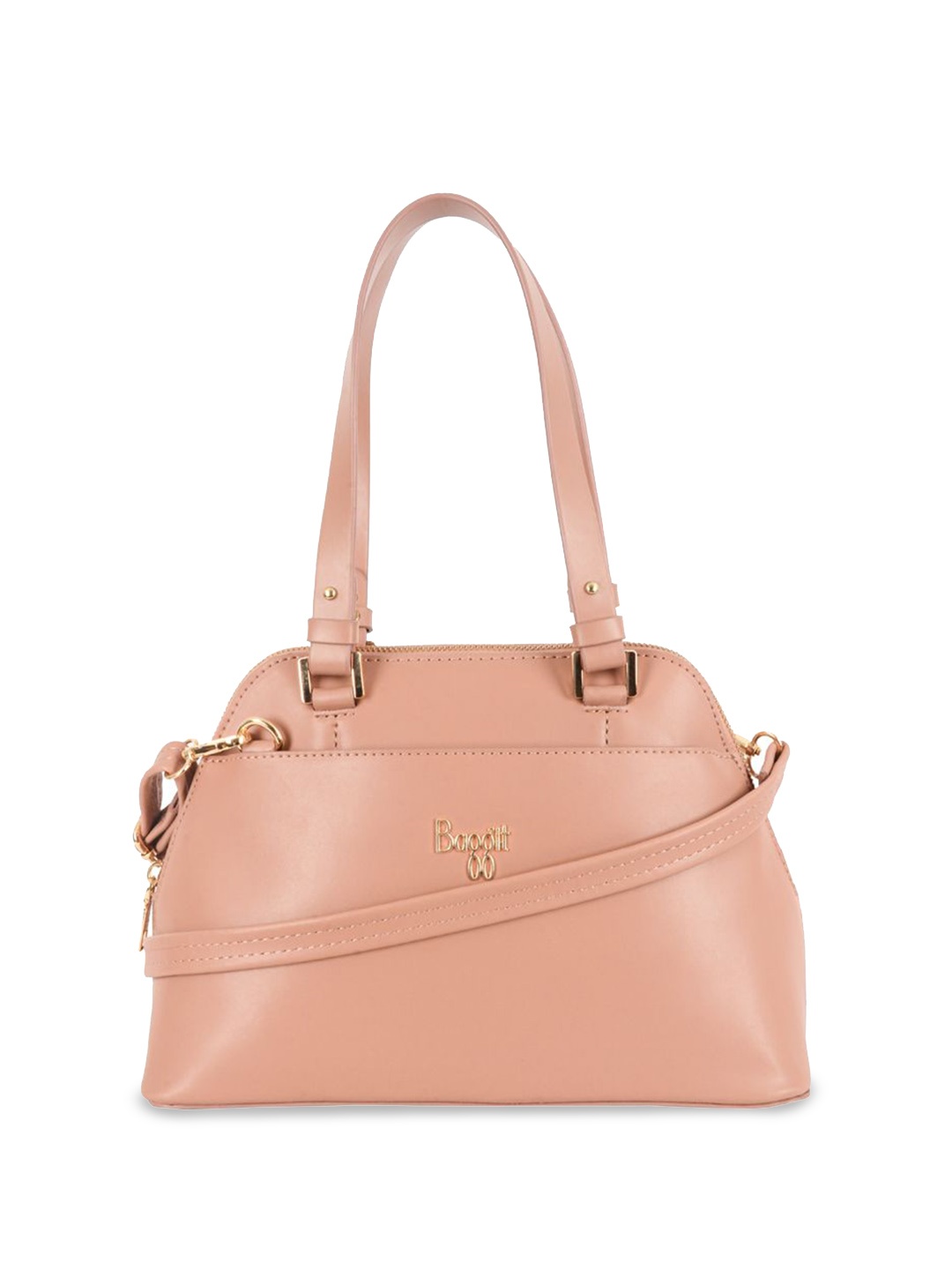 

Baggit PU Structured Shoulder Bag, Pink
