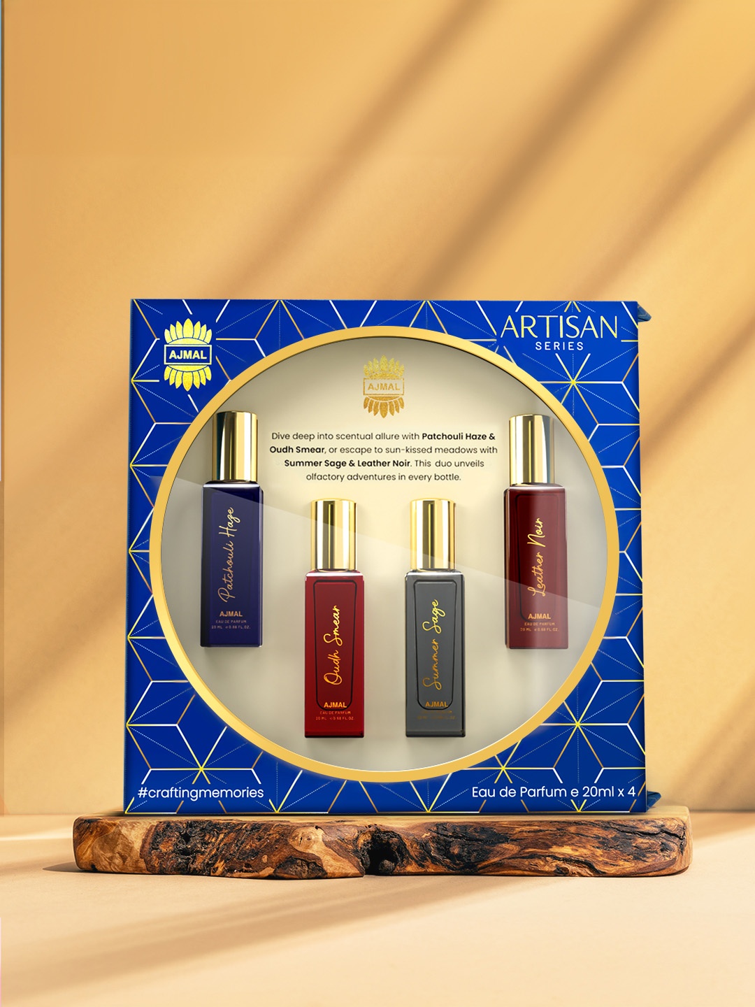 

Ajmal Set Of 4 Artisan Gift Set Eau De Parfum - 20 ml Each, Multi
