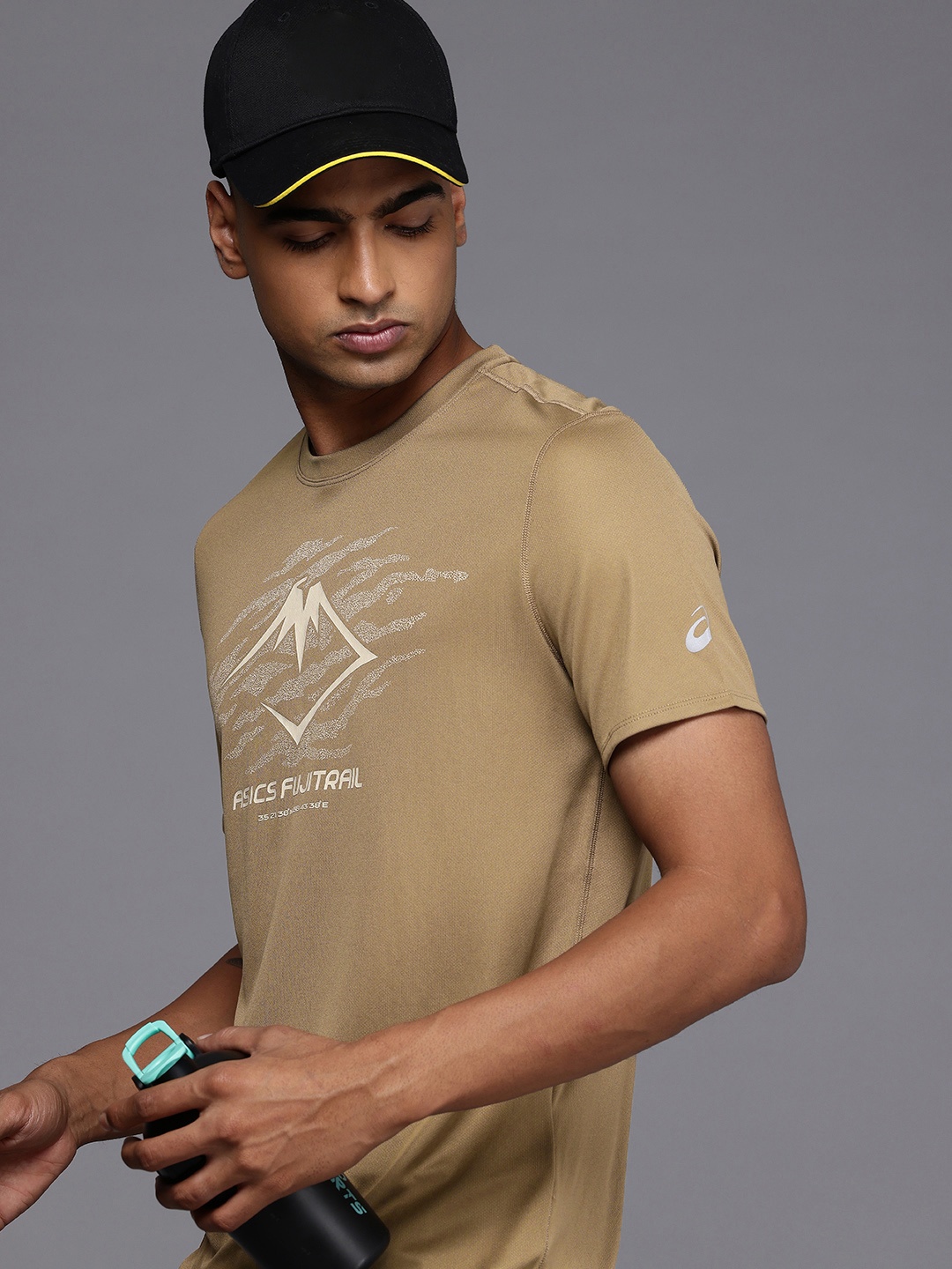 

ASICS Graphic Printed T-shirt, Olive