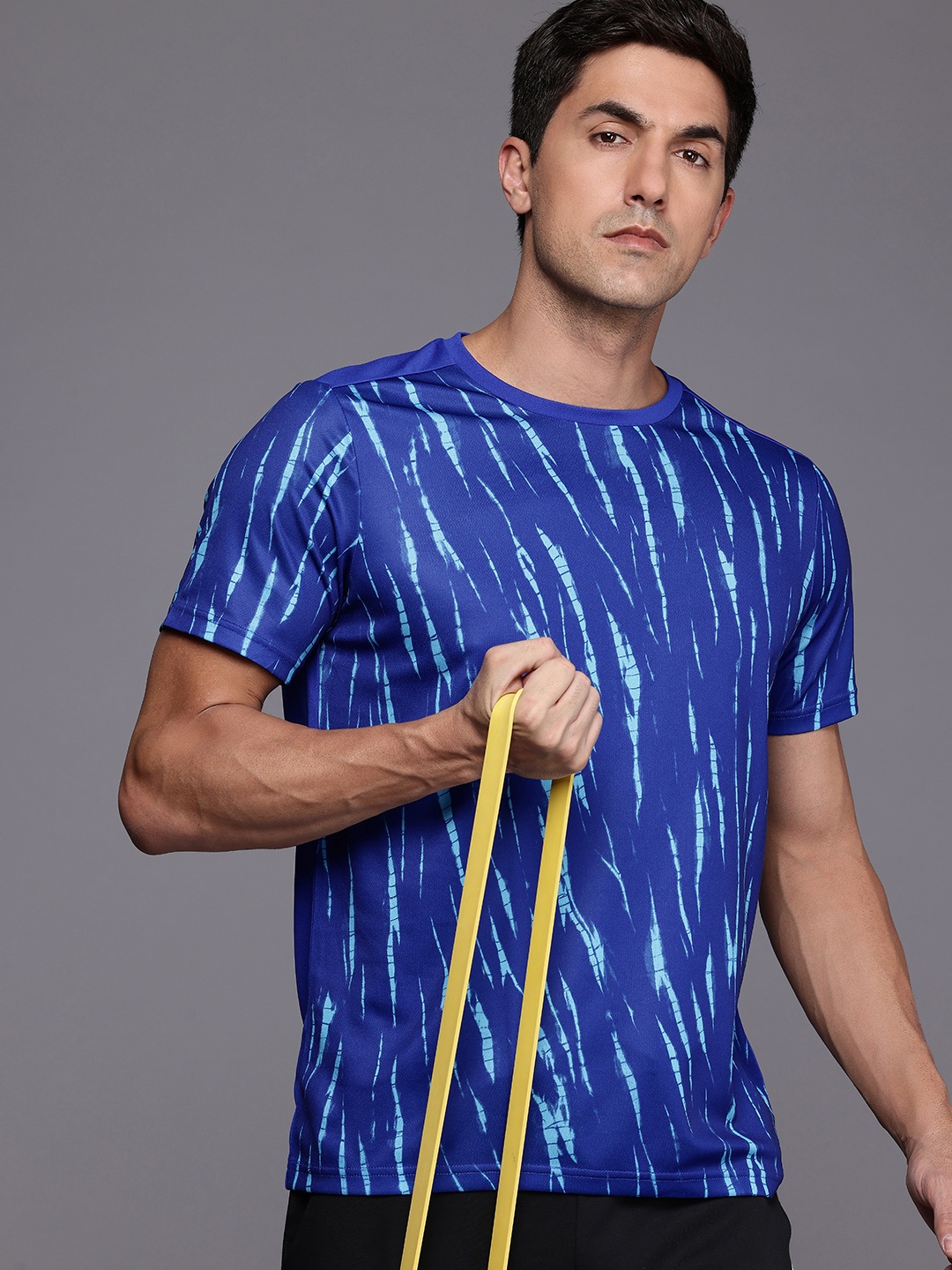 

ASICS Seasonal Quick Dry Printed Training T-shirt, Blue