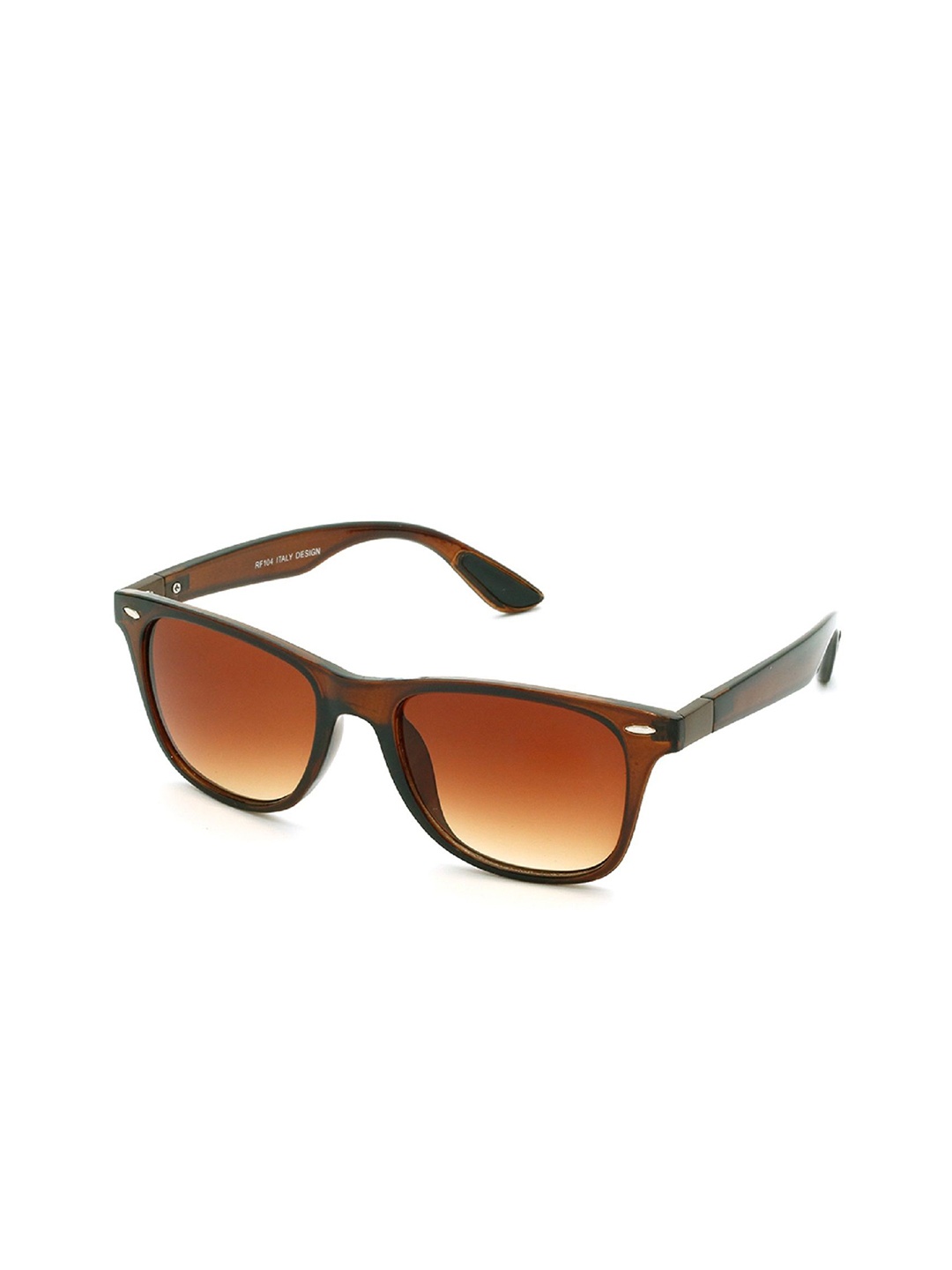 

SUNNIES Unisex Wayfarer Sunglasses with UV400 Protected Lens SUNNIES-040, Brown