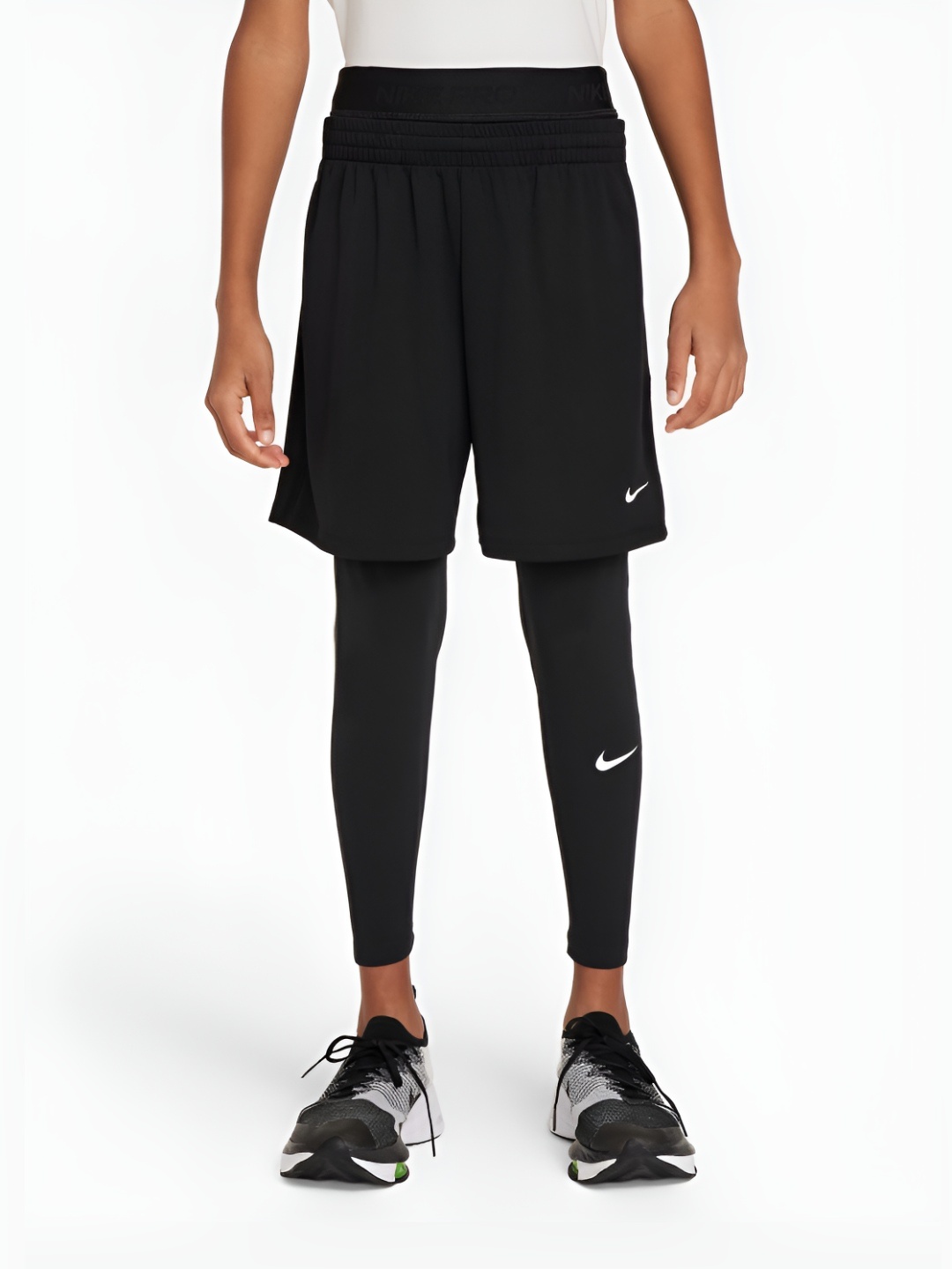 

Nike Pro Dri-FIT Older Kids' (Boys') Tights, Black