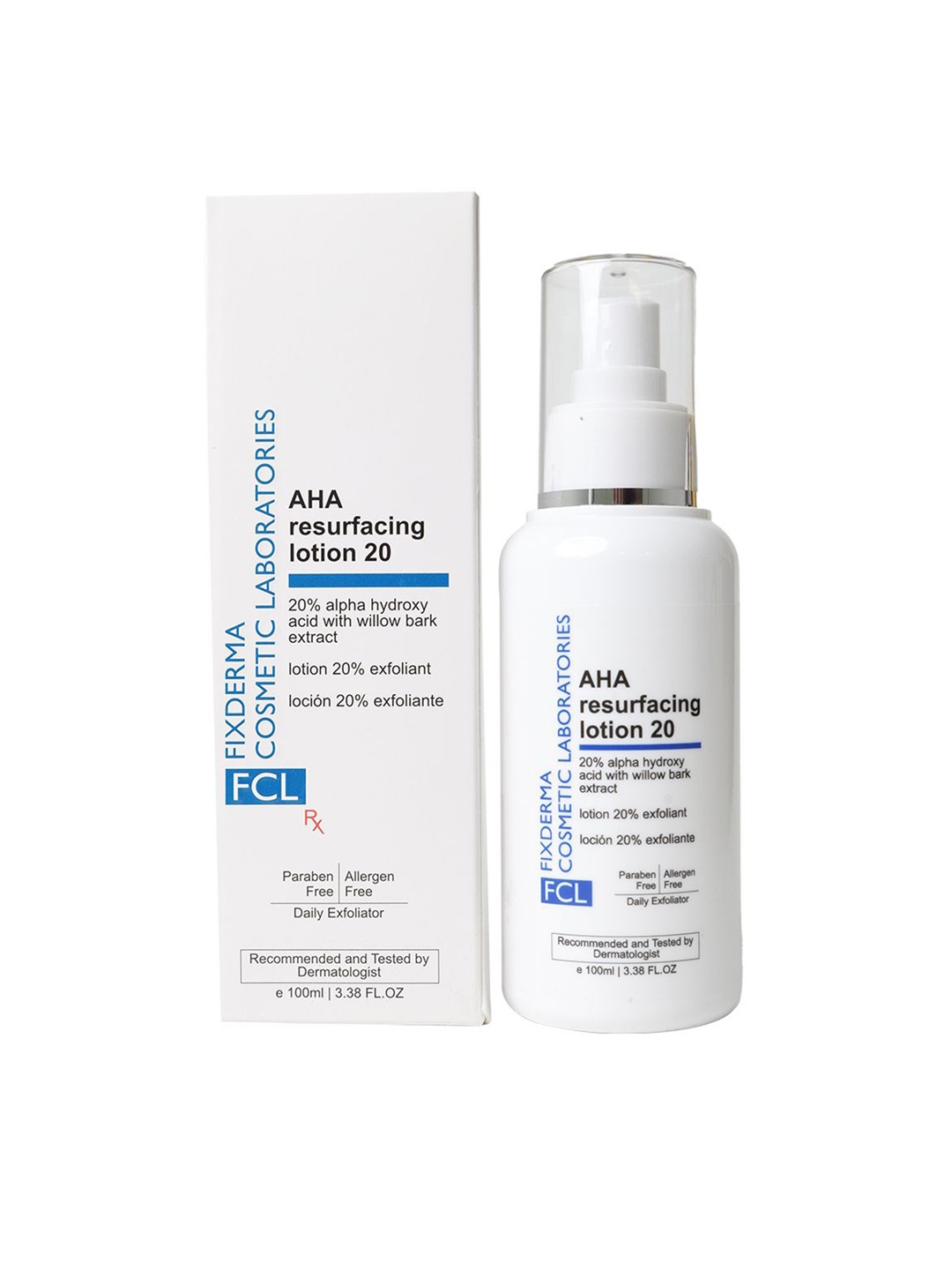 

FIXDERMA COSMETIC LABORATORIES AHA Resurfacing Lotion 20 - 100ml, White