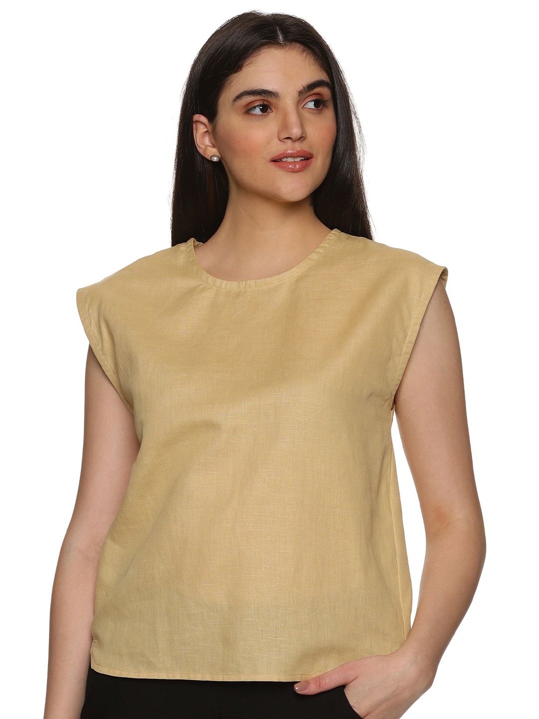 

Indyvarna Cotton Top, Beige