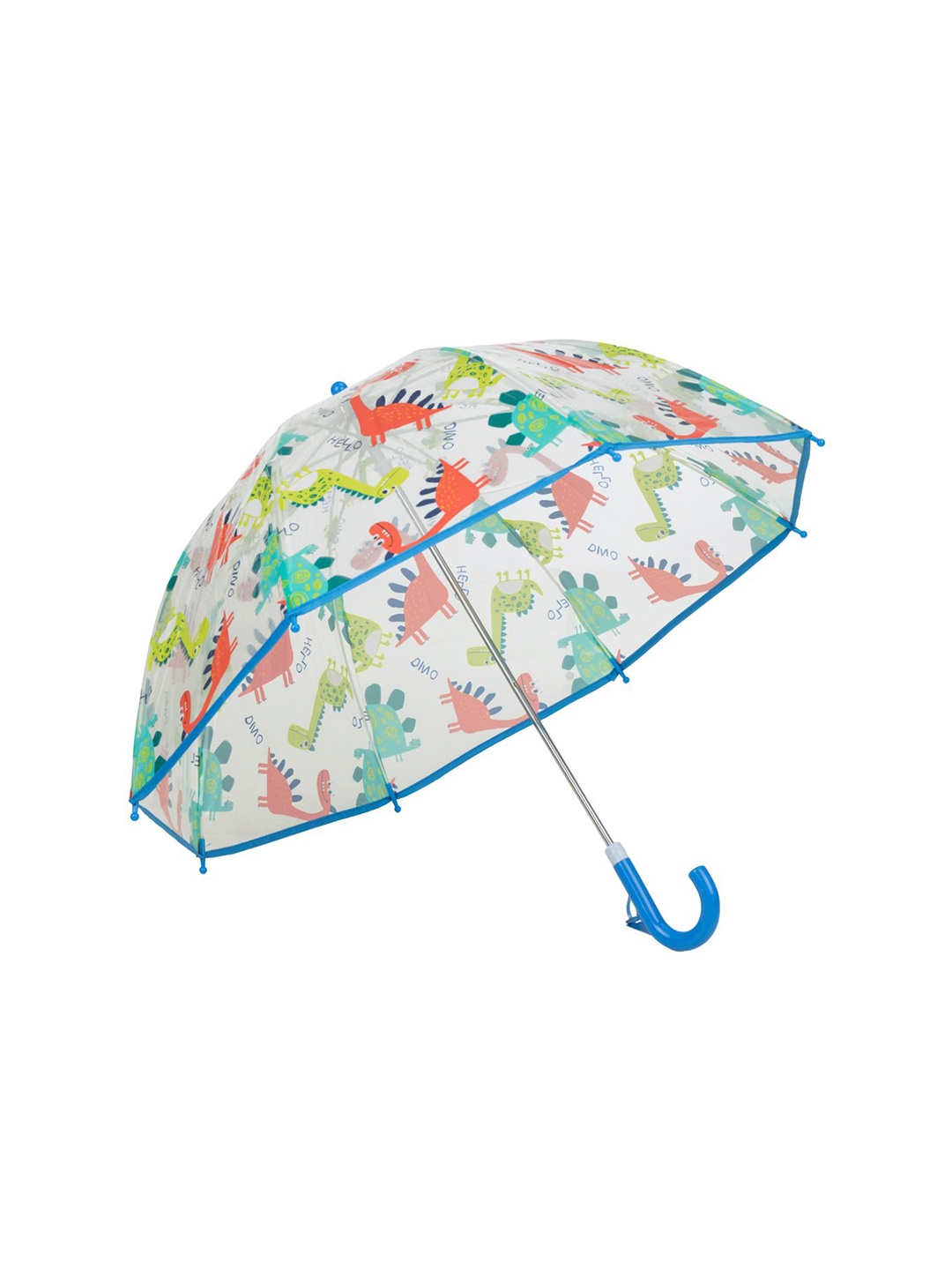 

Yellow Bee Boys Manual 2 Fold Cartoon Characters Printed Umbrella, Blue