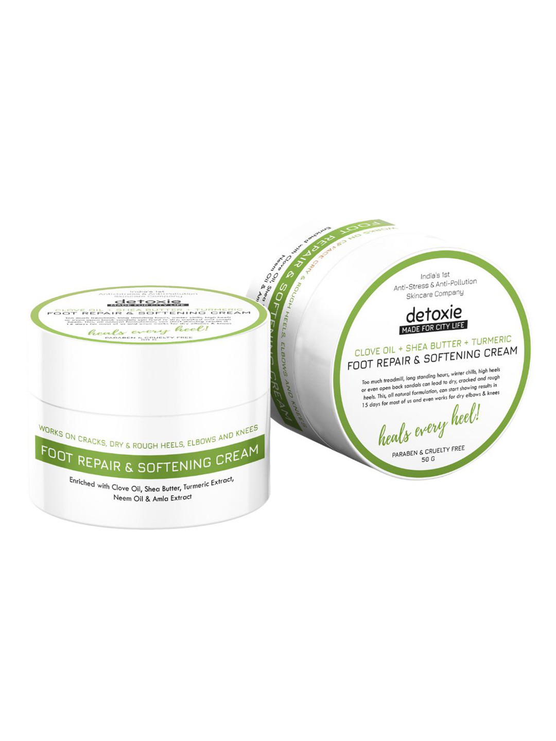 

Detoxie Foot Repair Cream For Dry Cracked Heels Enriched With Shea Butter-50g, Multi