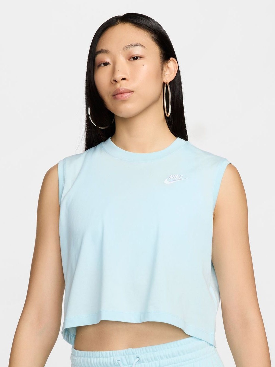 

Nike Sportswear Club Women's Sleeveless Cropped Top, Blue