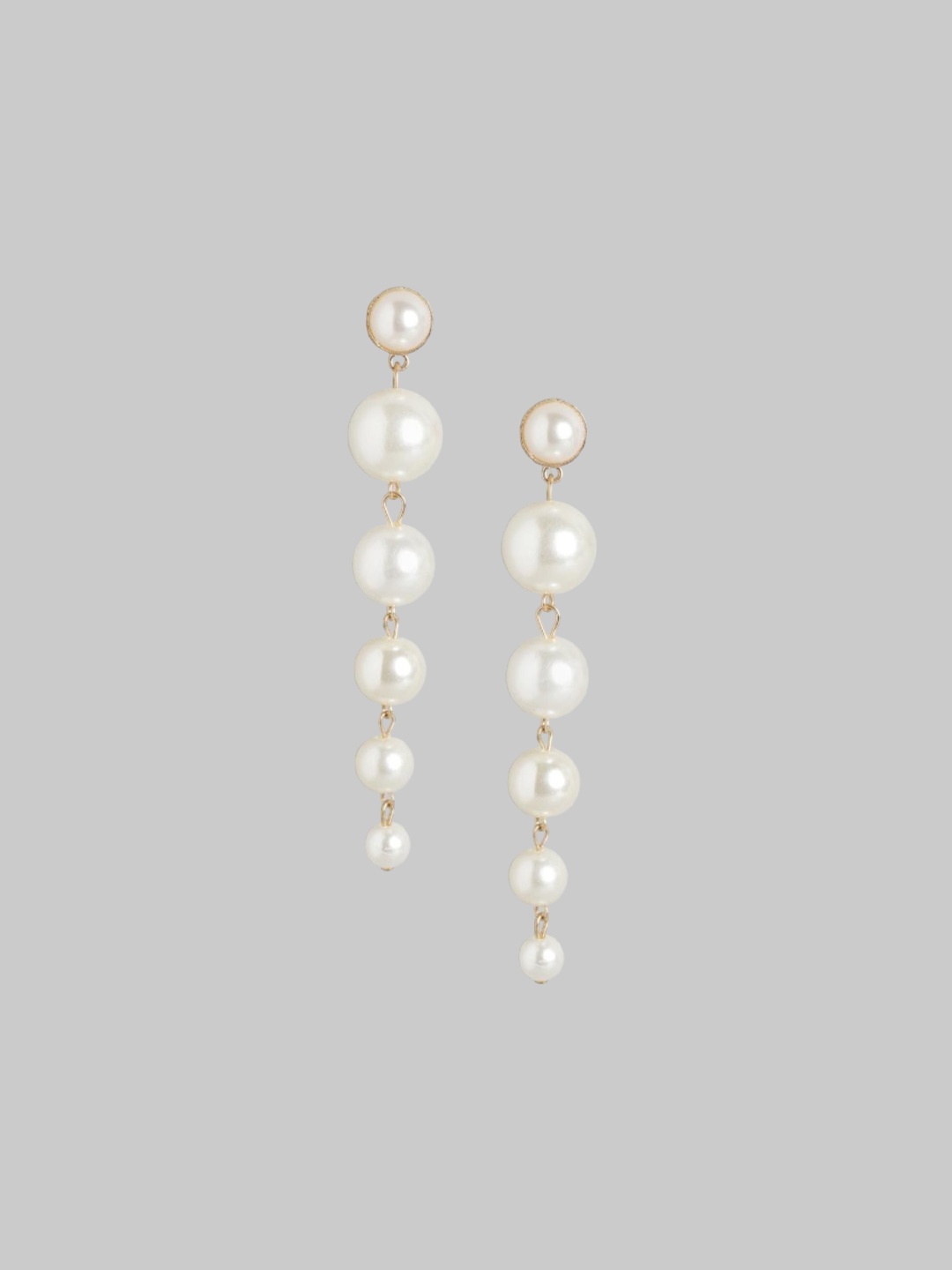 

DN Creation Gold-Plated Beaded Drop Earrings