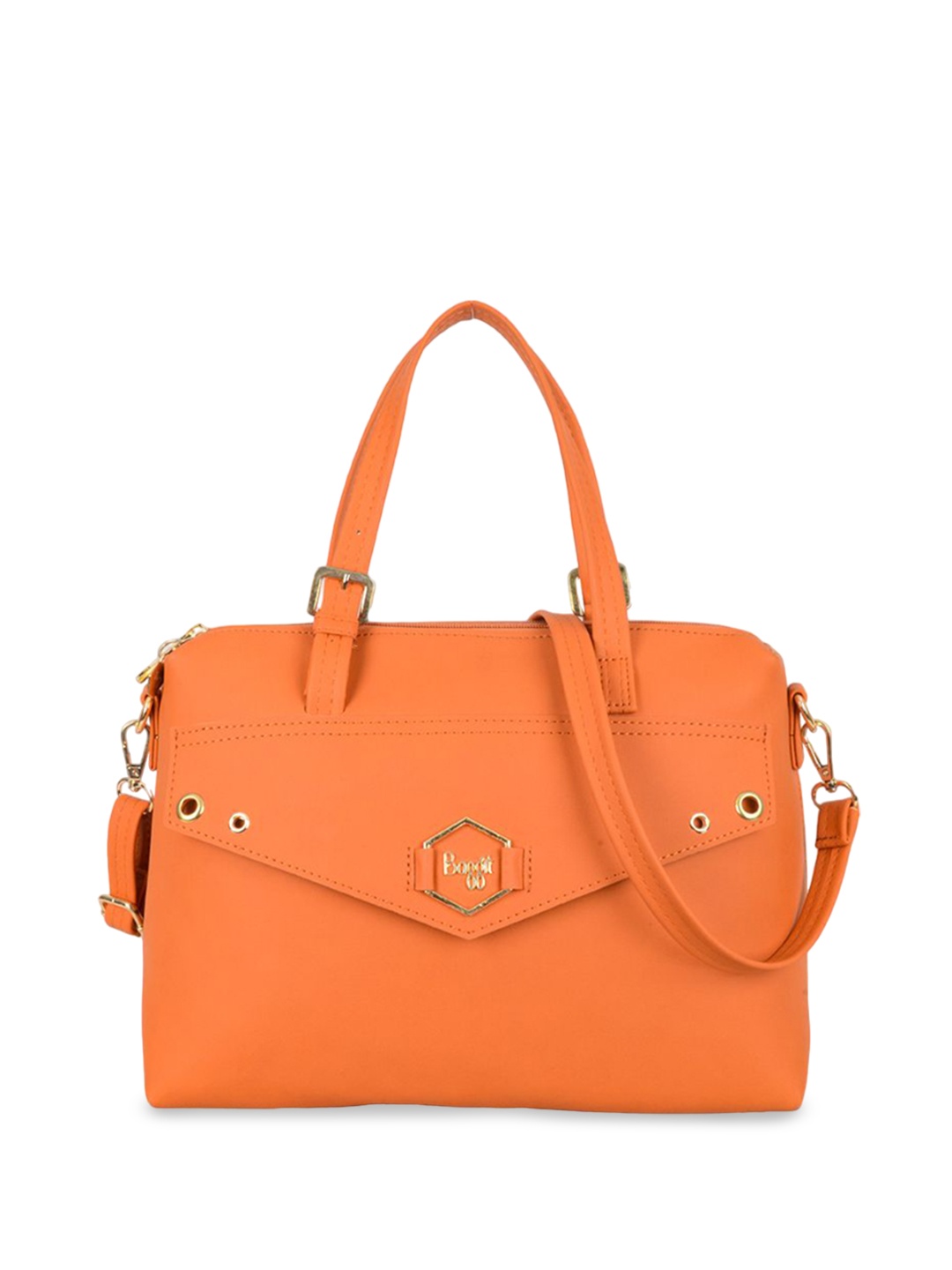 

Baggit PU Structured Handheld Bag with Tasselled, Orange