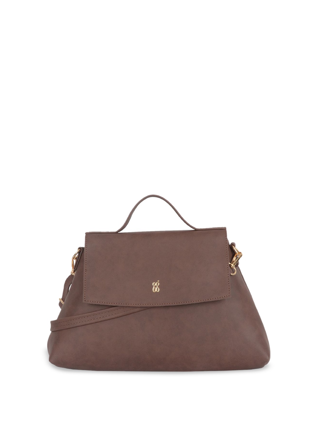 

Baggit Textured PU Swagger Handheld Bag, Brown