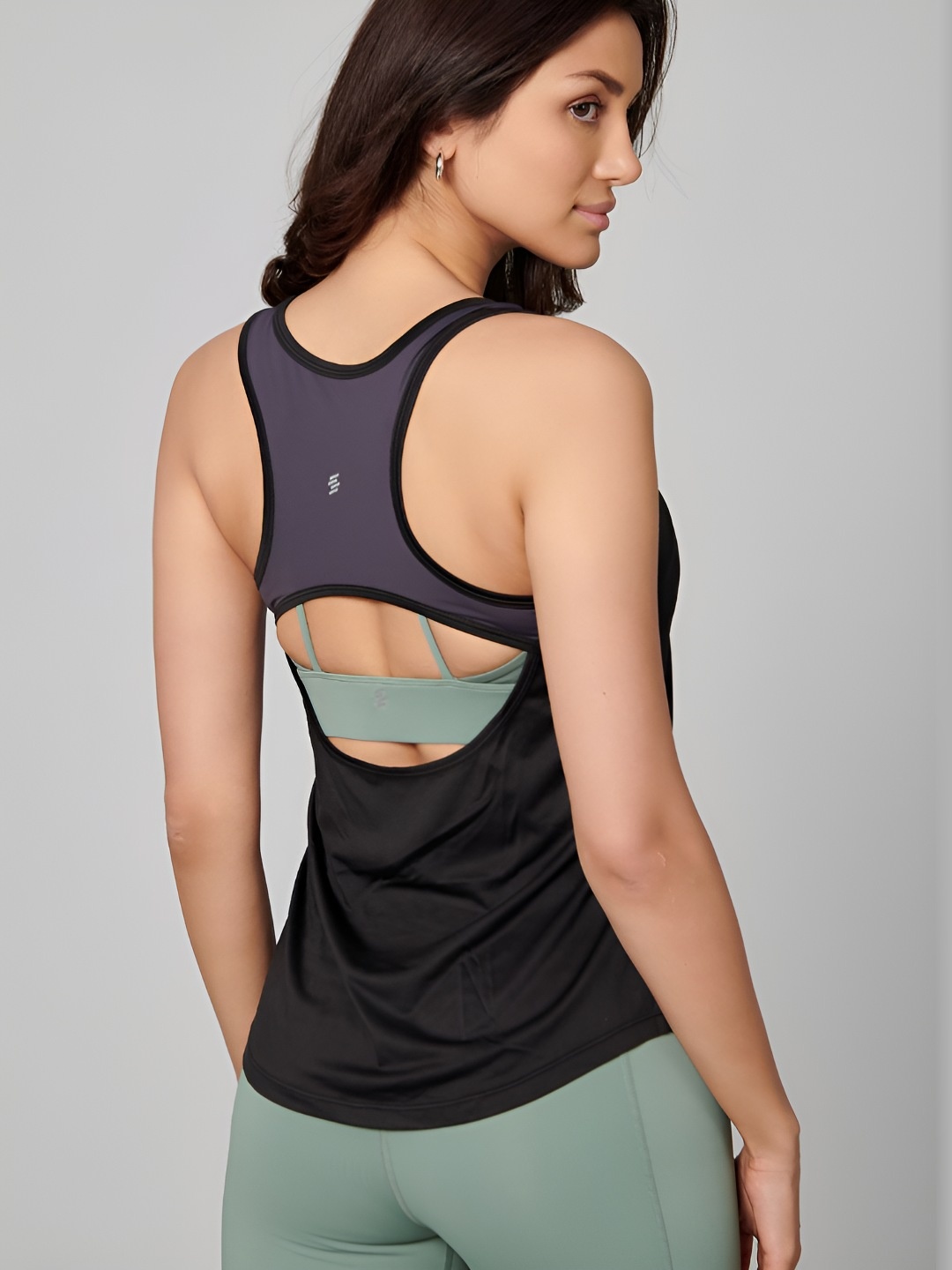 

Strongr.Athleisure Women Racer Back Dri-FIT Tank Top, Black
