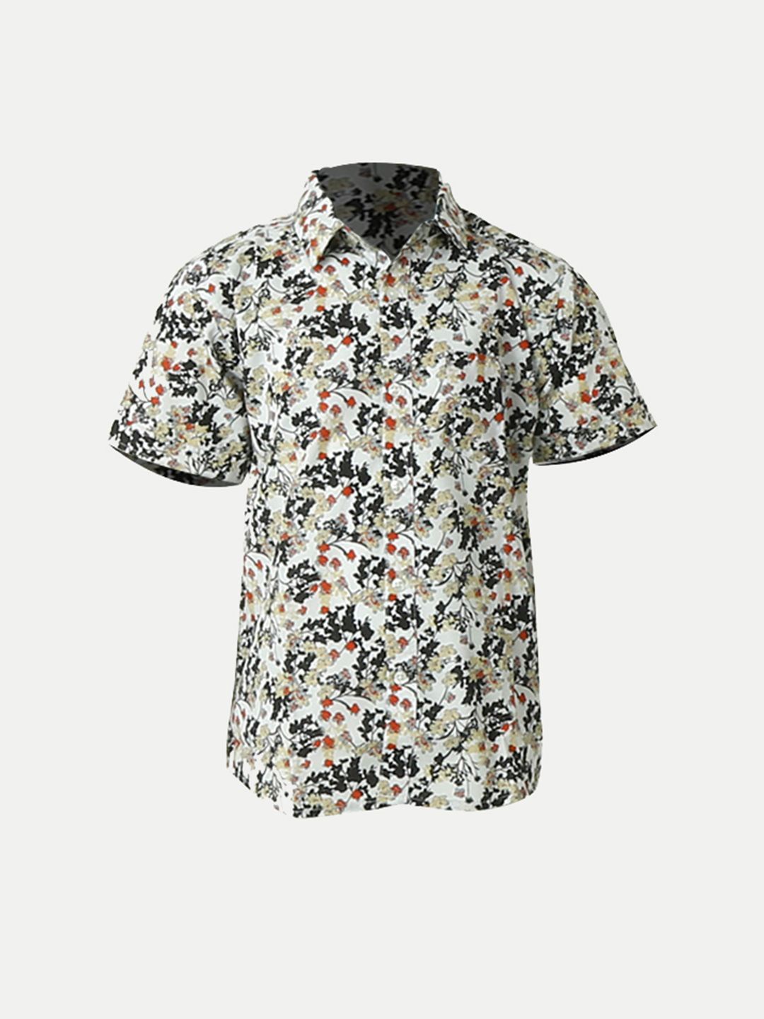 

BAESD Boys Standard Floral Printed Casual Shirt, White