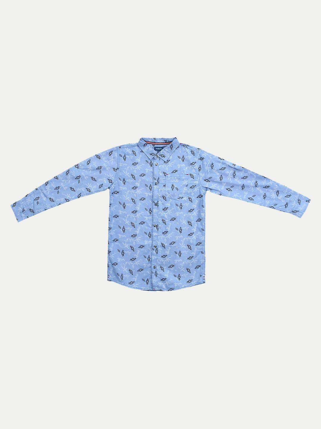 

BAESD Boys Standard Printed Casual Shirt, Blue
