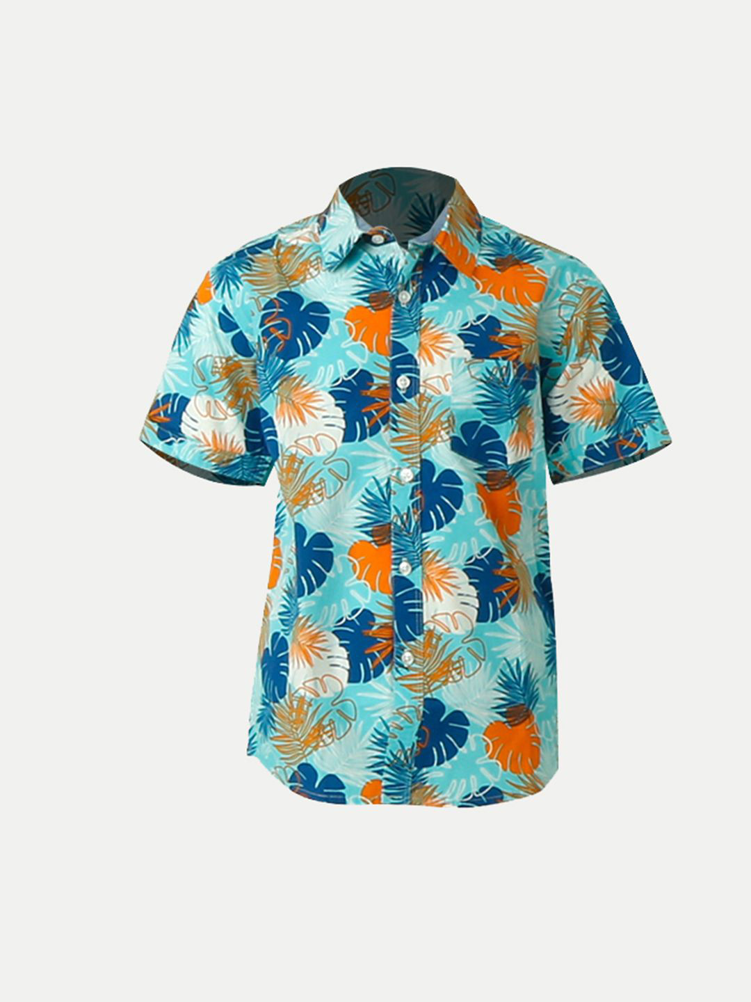 

BAESD Boys Standard Floral Printed Casual Shirt, Blue