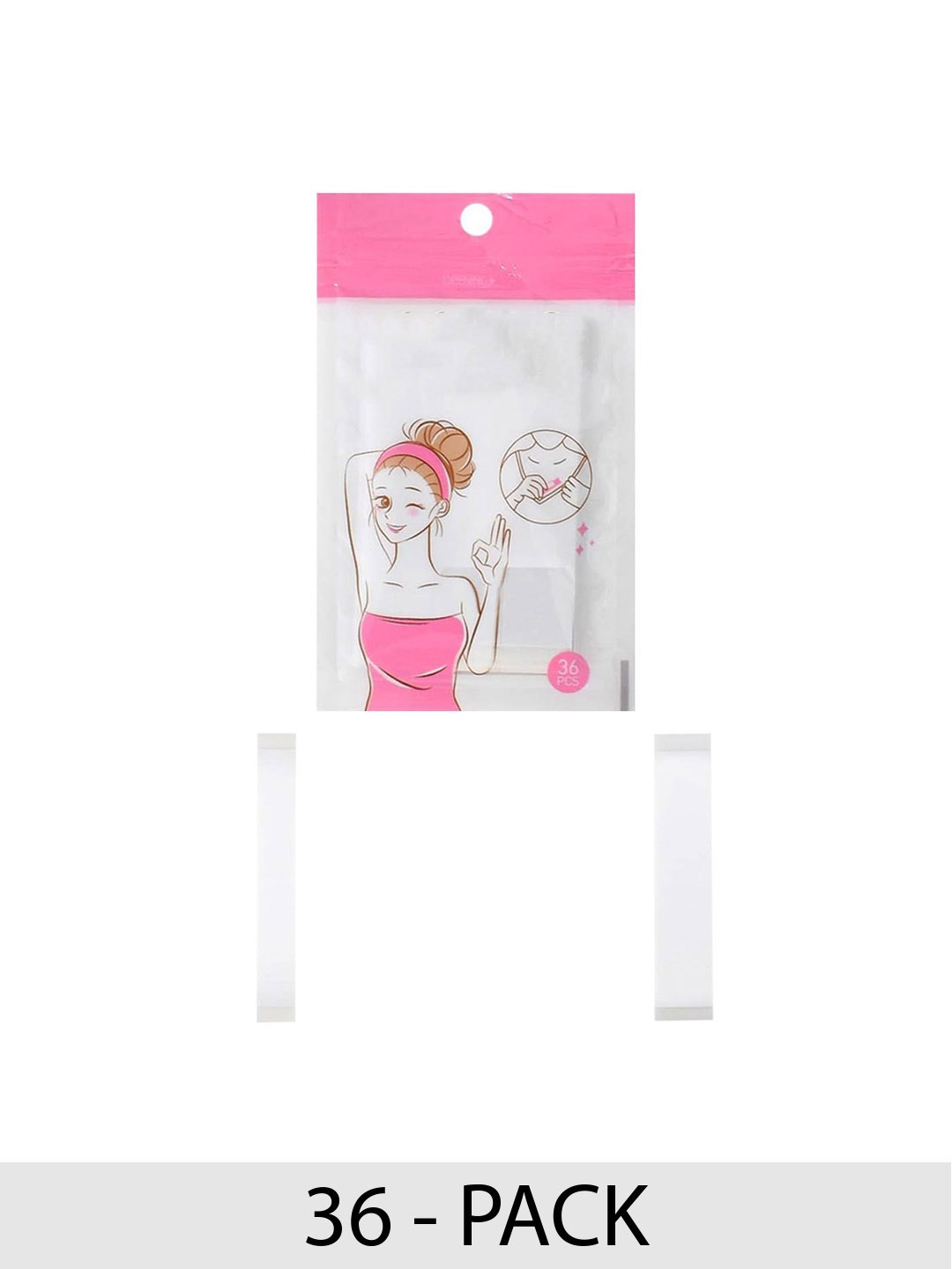 

KRENOZ 36Pcs Double Sided Stick-On Tape Lingerie accessories, White