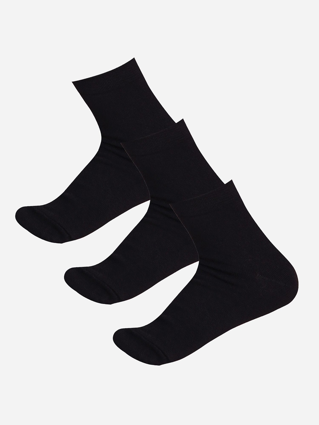 

Bodycare Pack Of 3 Ankle-Length Socks, Black