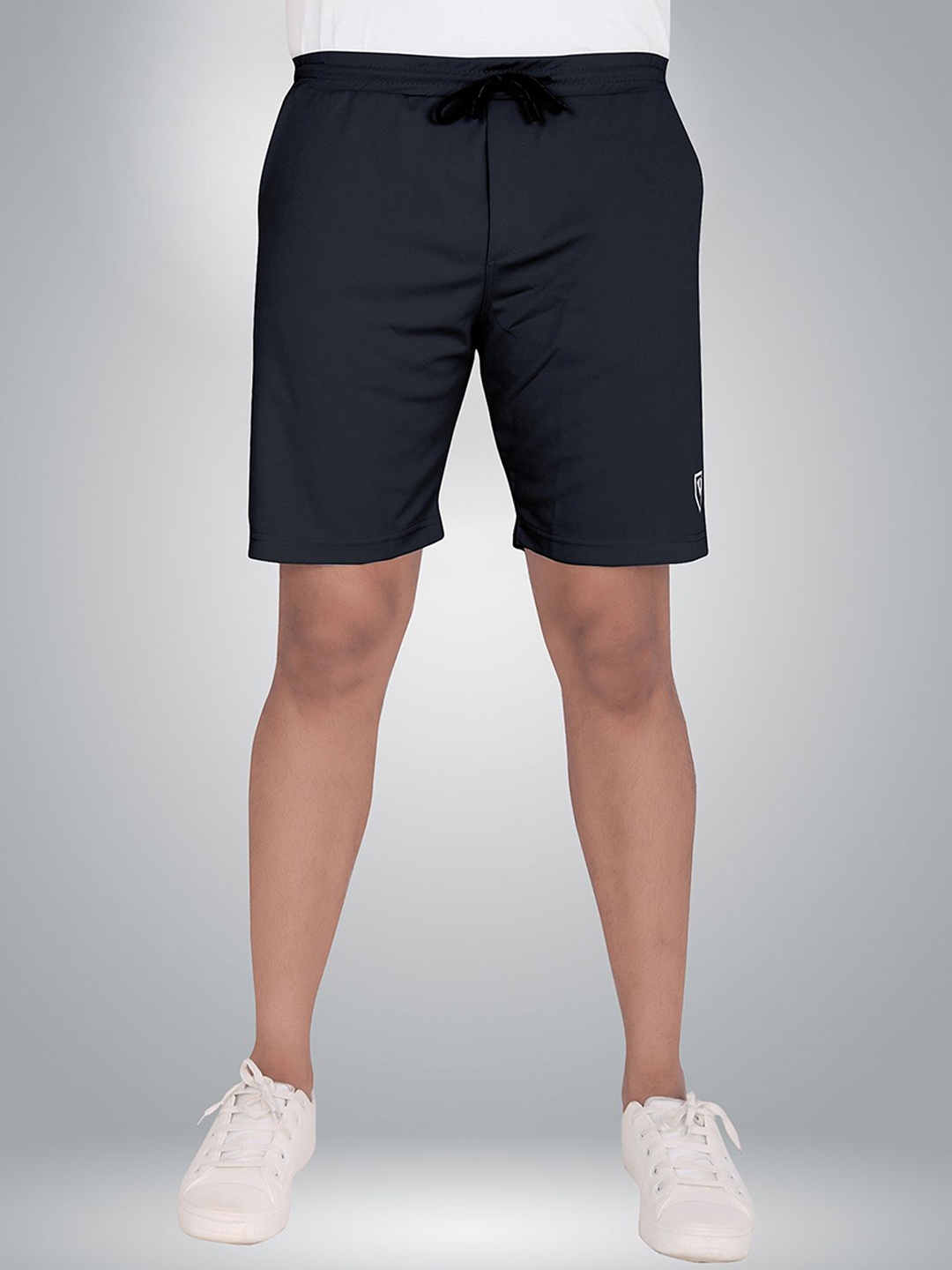 

Septem Men Loose Fit Sports Shorts, Black