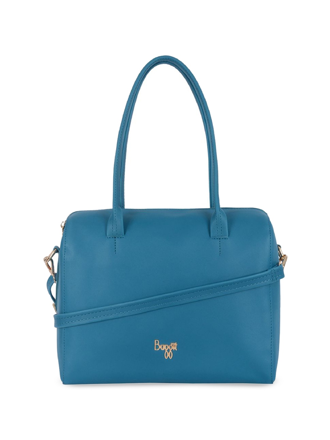 

Baggit Women PU Structured Shoulder Bag with Applique, Blue