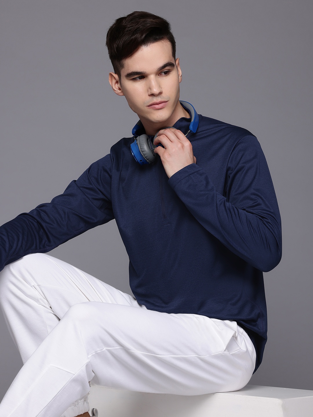 

ADIDAS Aeroready Tech Breathable Sweatshirt, Blue