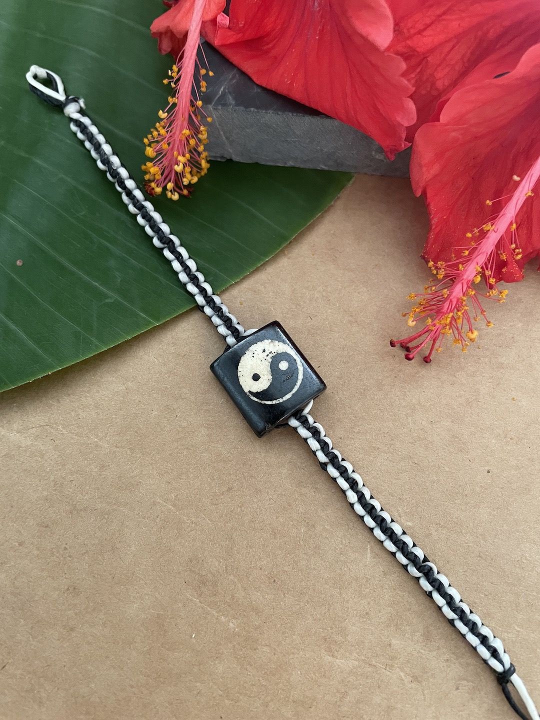 

Digital Dress Room Thread & Beaded Rakhi, Black