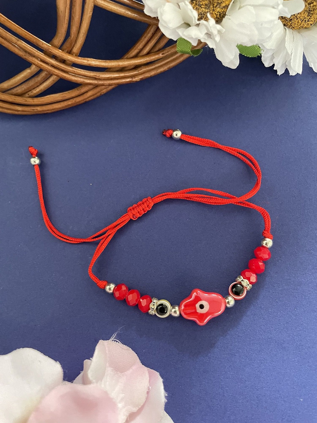 

Digital Dress Room Wraparound Rakhi, Red