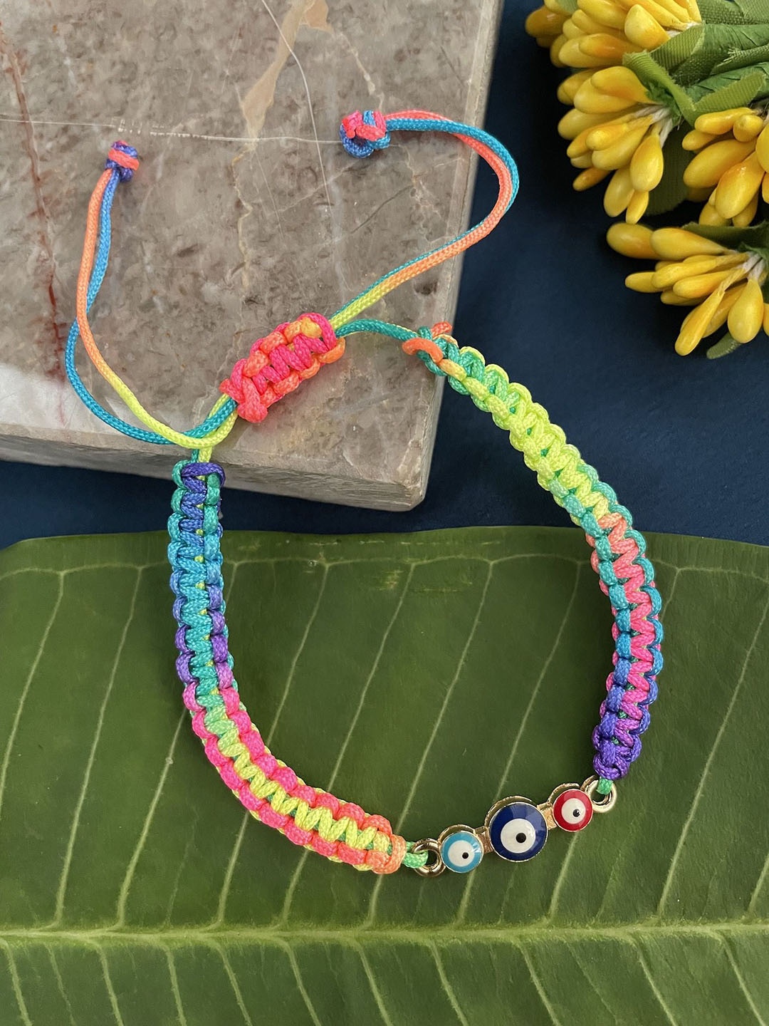 

Digital Dress Room Evil Eye Thread Rakhi, Purple