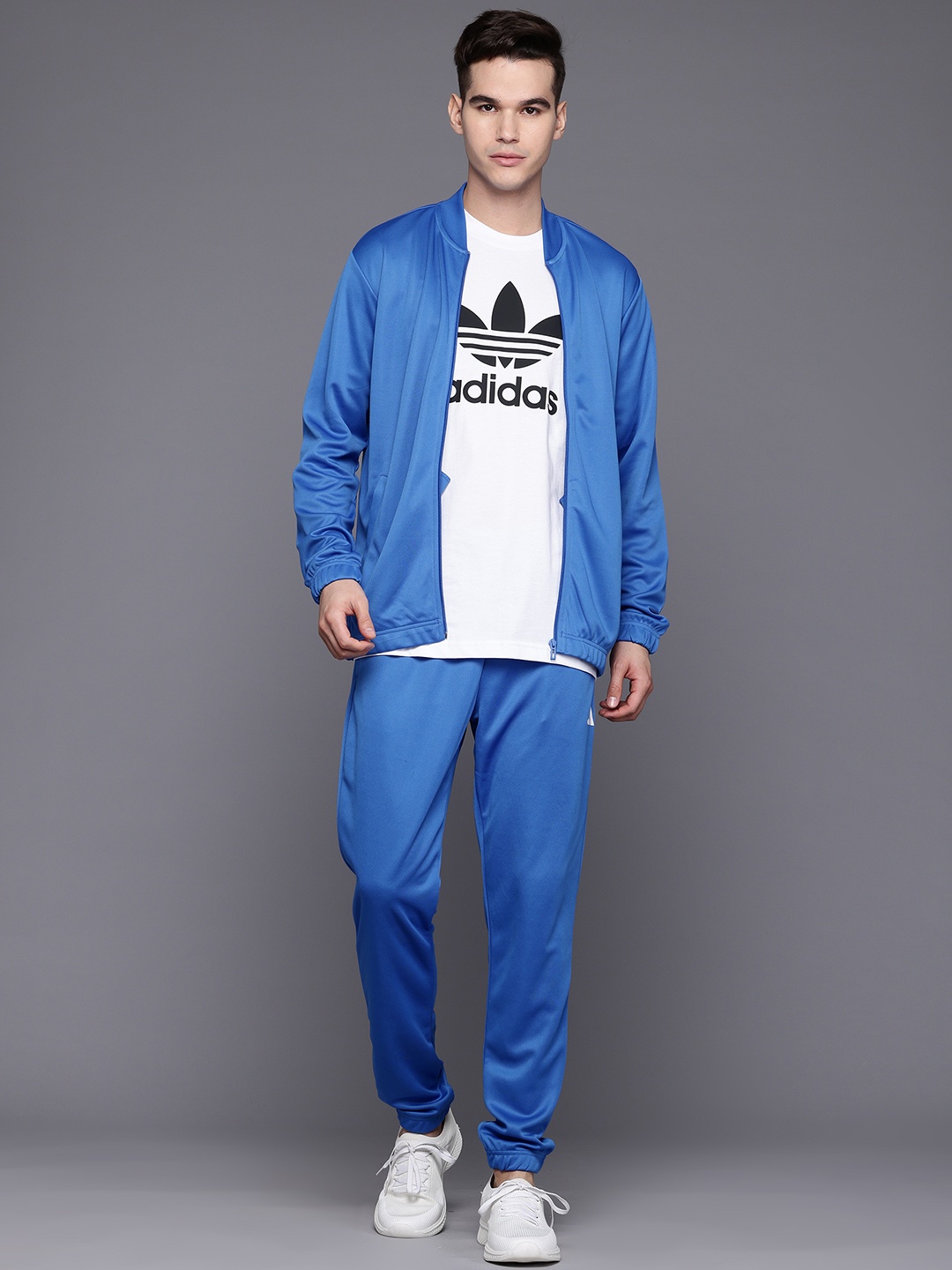 

ADIDAS Men Plain Track Suit, Blue