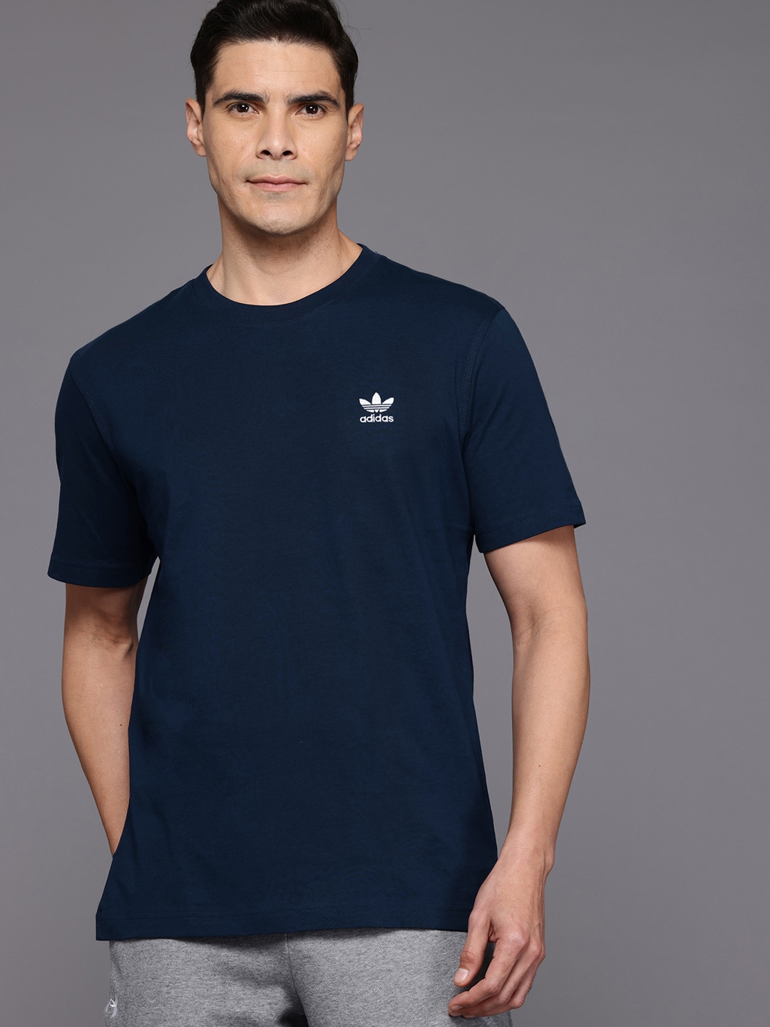 

ADIDAS Originals Ess Pure Cotton T-shirt, Navy blue