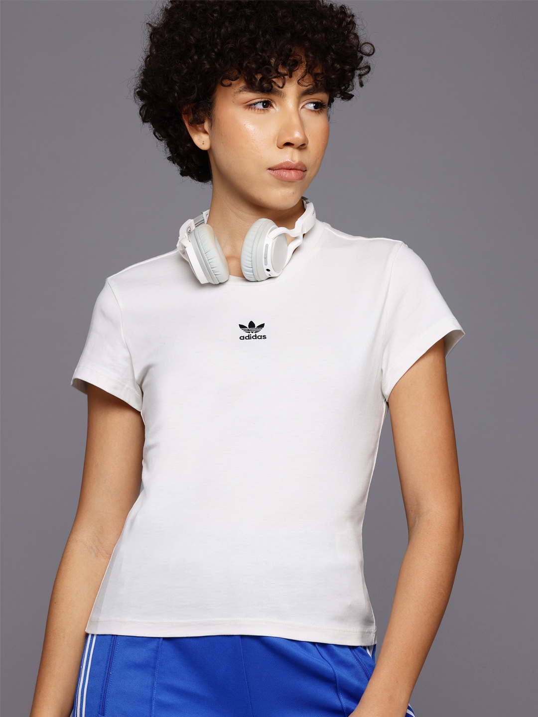 

ADIDAS Originals Pure Cotton Essential Slim T-shirt, White