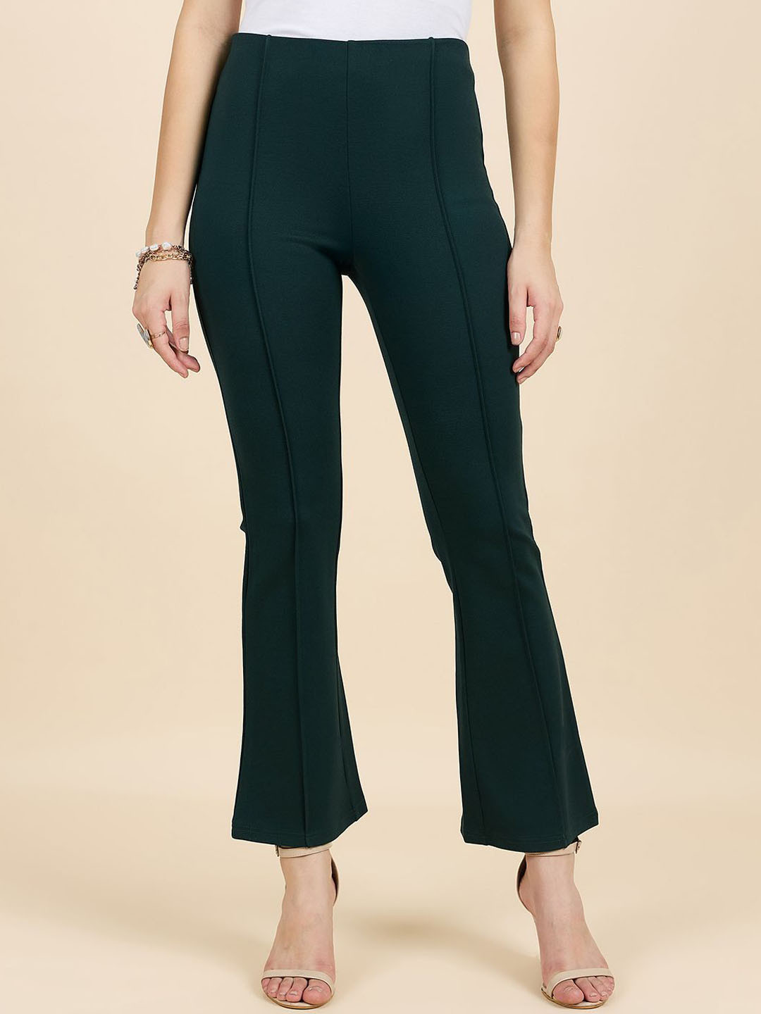 

Gipsy Women Smart Trousers, Green