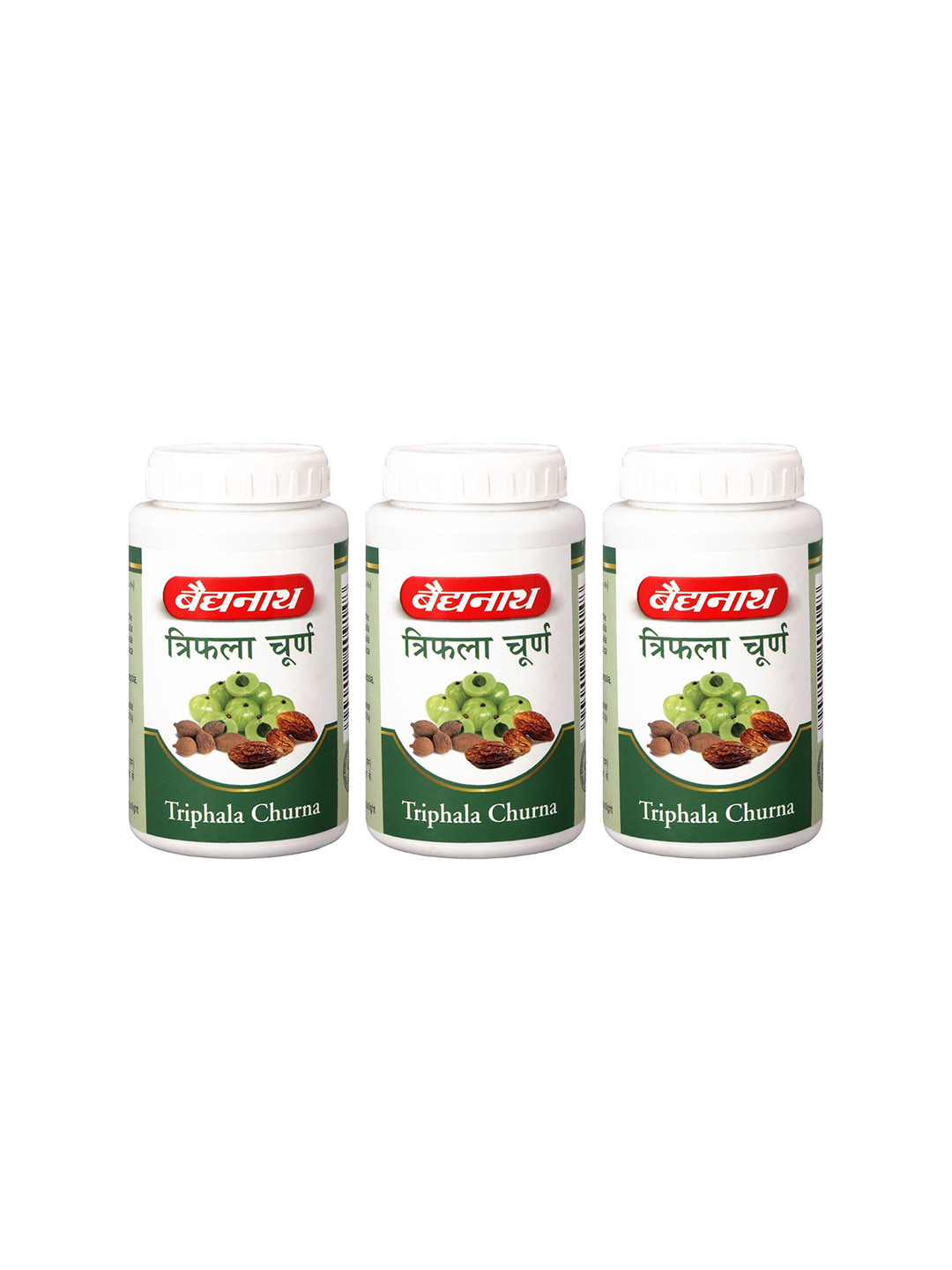 

Baidyanath Set Of 3 Triphala Churan - 400g Each, White