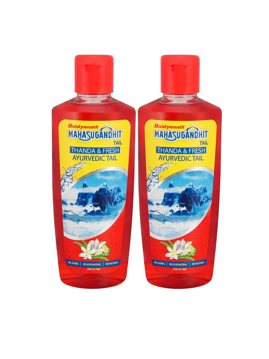 

Baidyanath Set Of 2 Mahasugandhit Tel - 200ml Each, Black