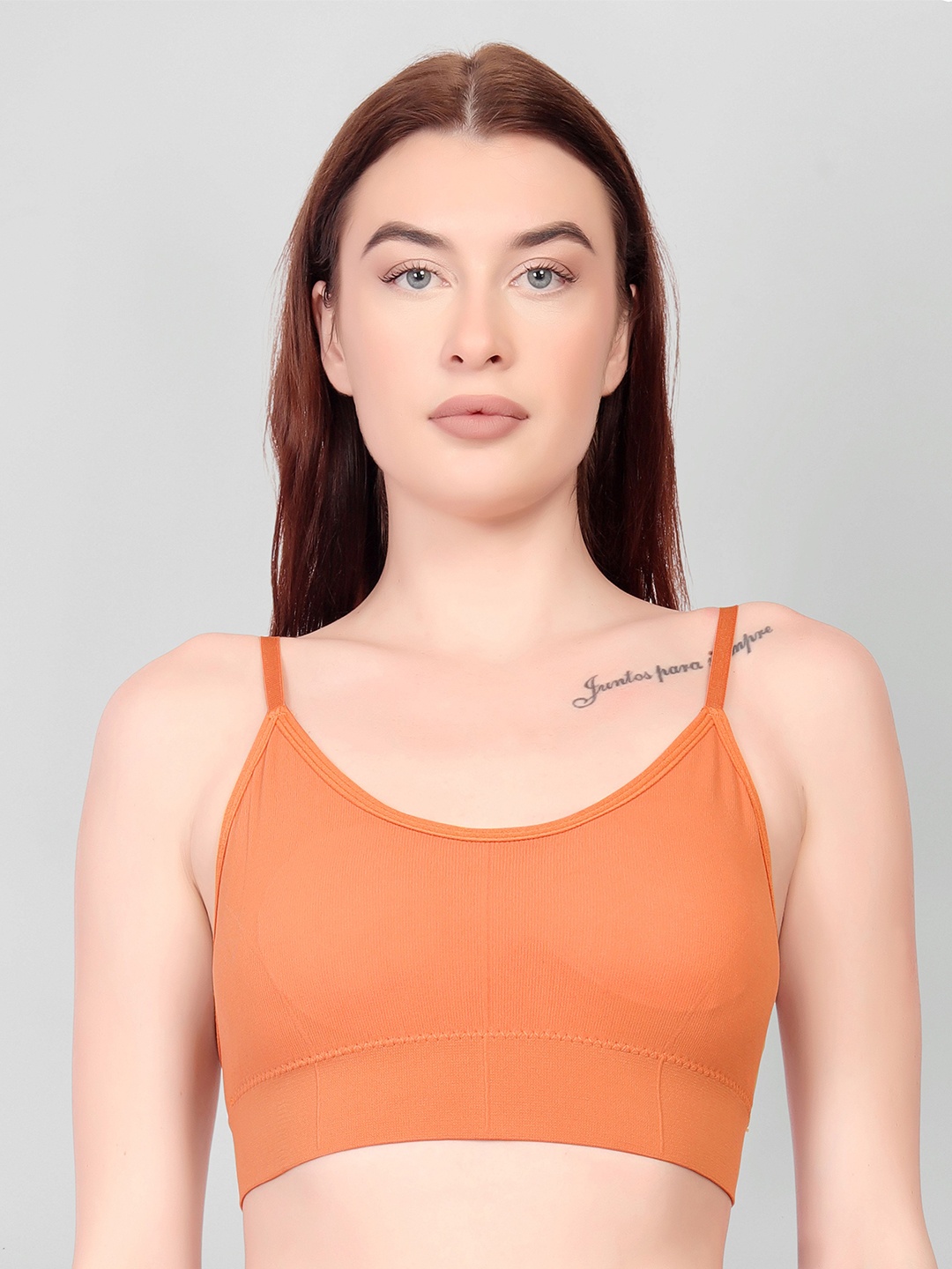 

Spiaty Medium Coverage Lightly Padded Everyday Bra -All Day Comfort, Brown