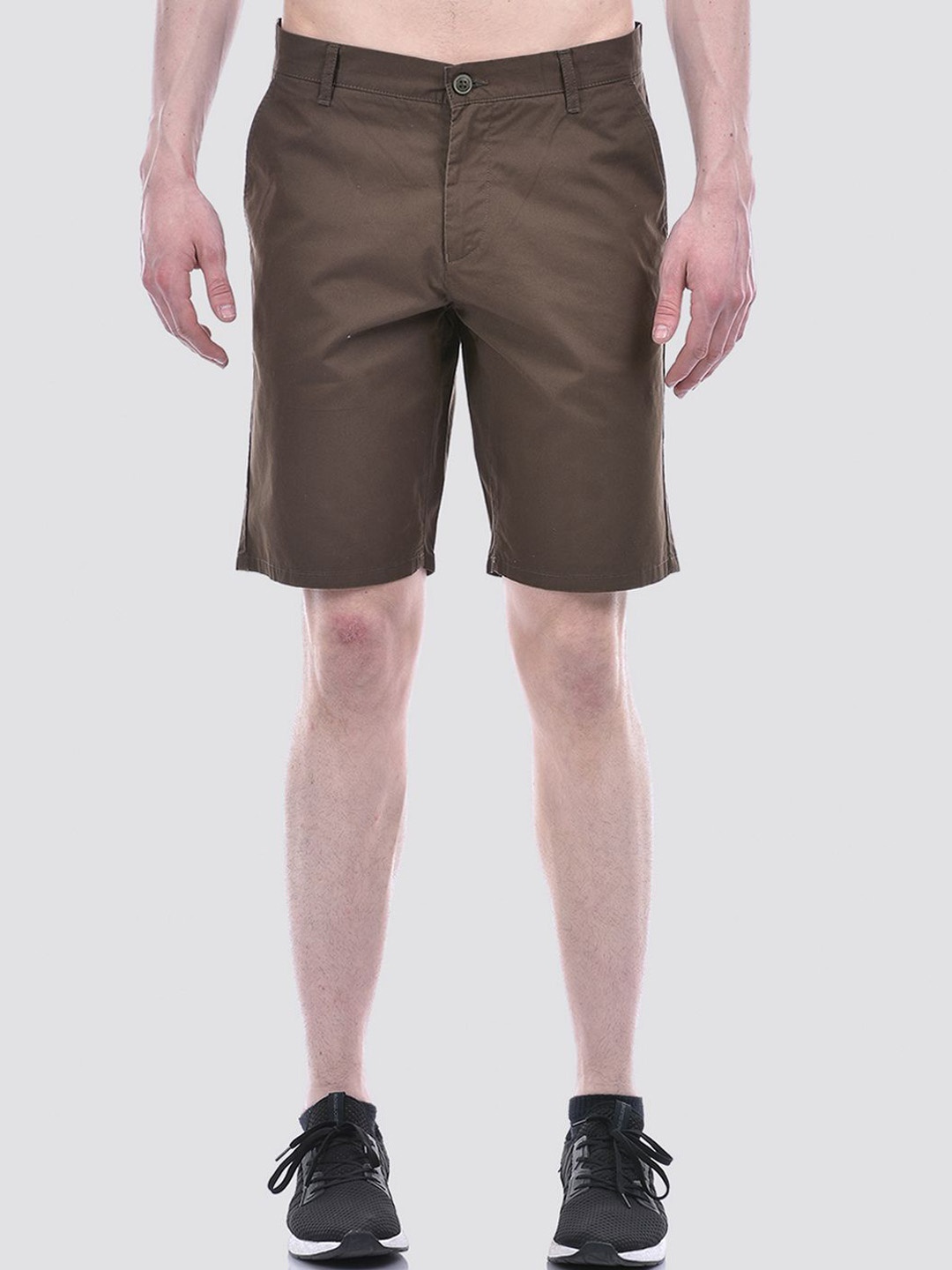 

Numero Uno Men Mid-Rise Cotton Shorts, Brown