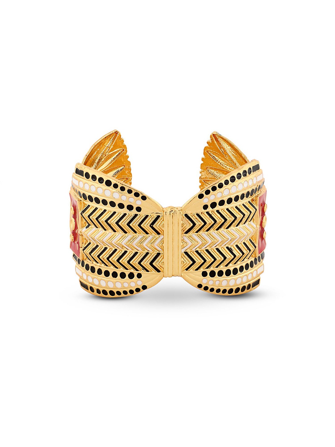 

VALLIYAN BY NITYA Gold-Plated Cuff Bracelet